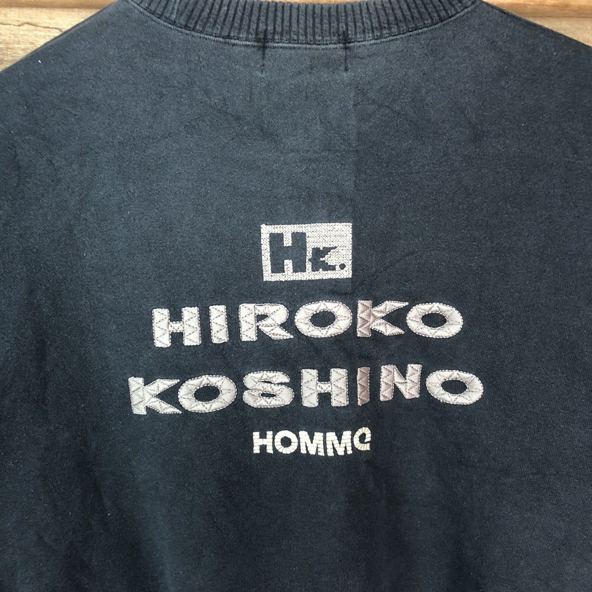 Hiroko Koshino Homme Hiroko Koshino Homme japan Dark blue tag Sweatshirt #3195 Size US M / EU 48-50 / 2 - 6 Thumbnail