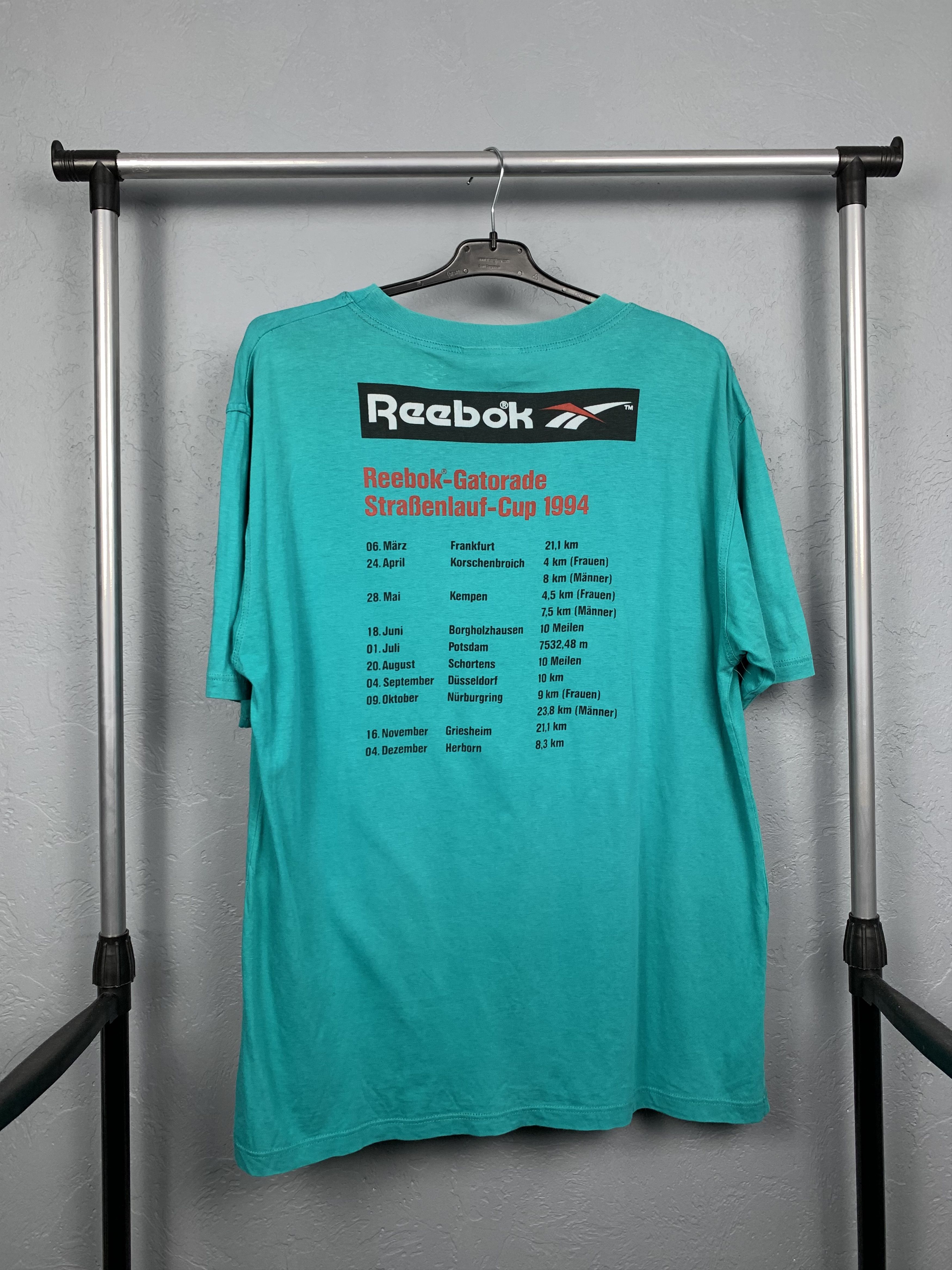 Reebok × Vintage Reebok Vintage Mens T-Shirt Size US L / EU 52-54 / 3 - 6 Thumbnail