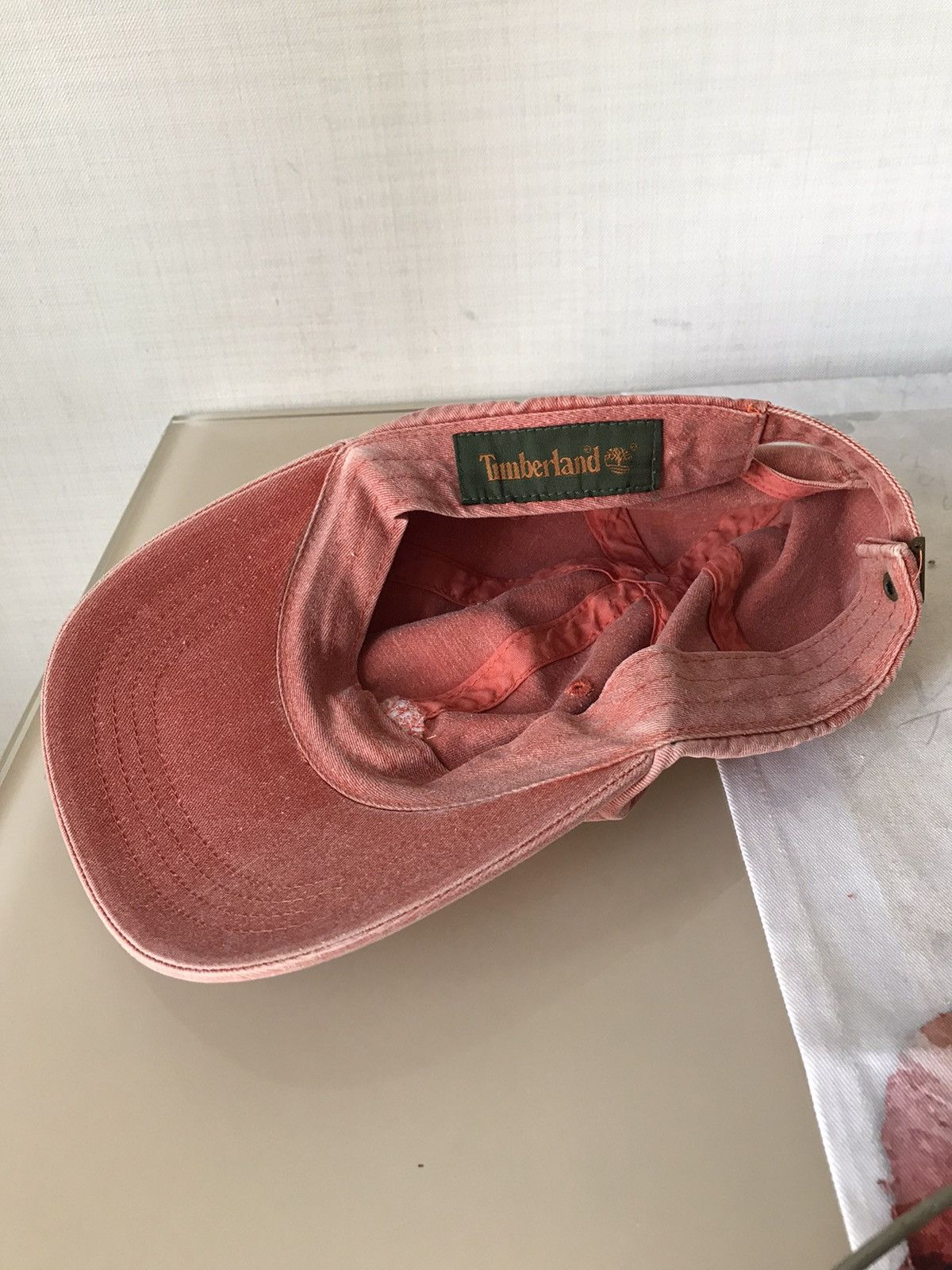 Timberland Vintage TIMBERLAND faded carrot Cap / Hat Size ONE SIZE - 4 Thumbnail