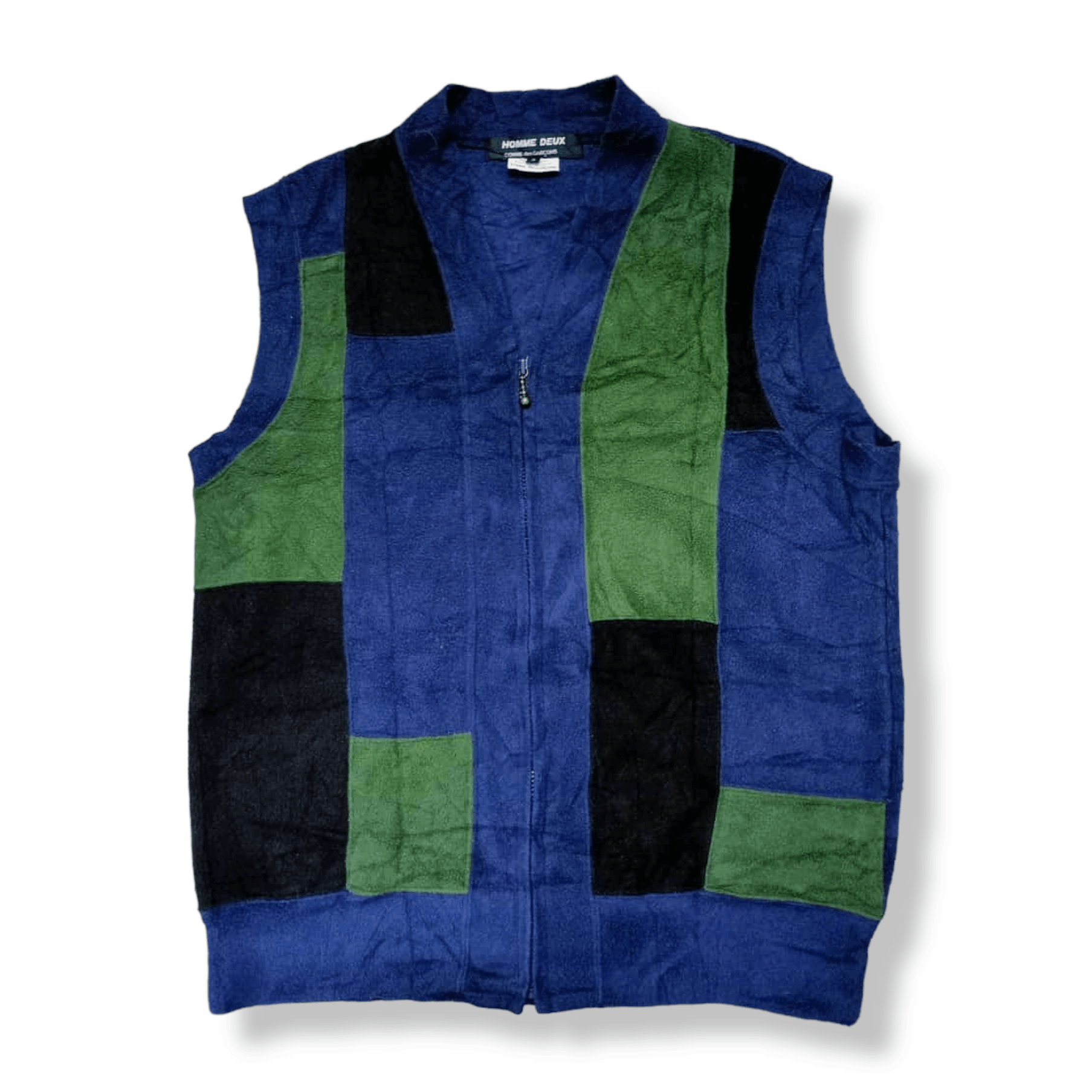 Comme Des Gracons Homme Deux Patchwork Vest