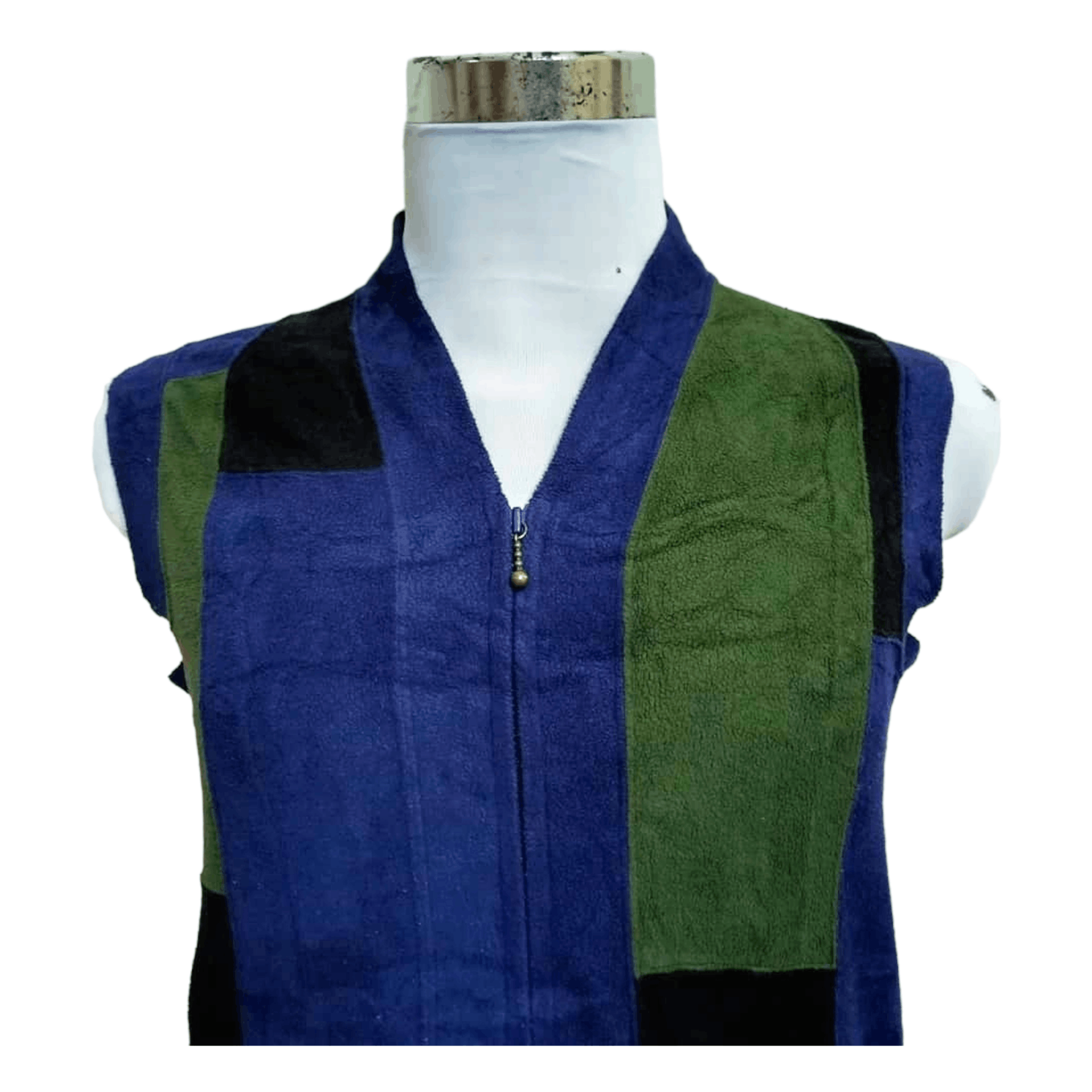 Comme Des Gracons Homme Deux Patchwork Vest