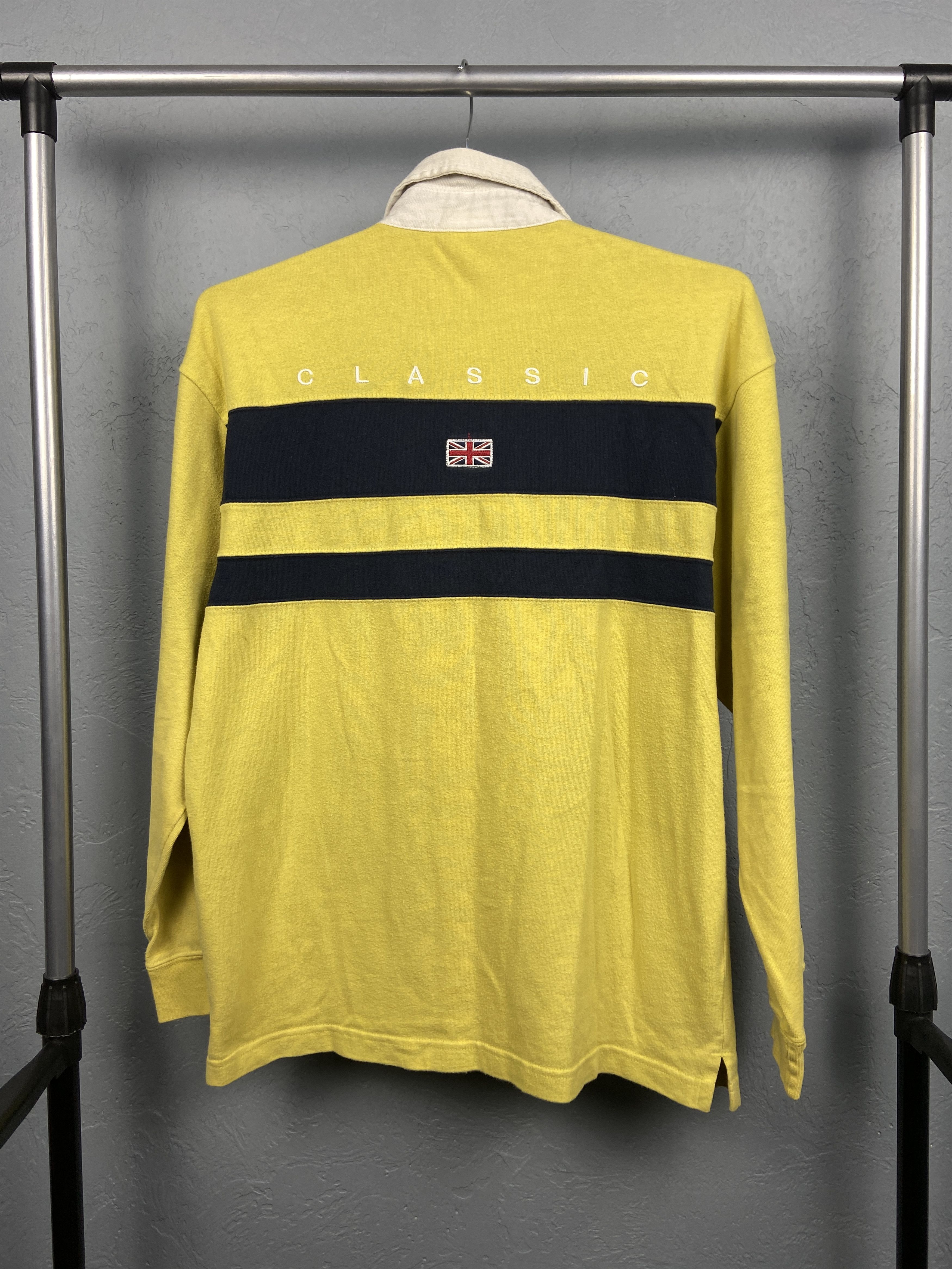 Reebok Reebok Vintage Mens Rugby Long Sleeve Polo Shirt Size US S / EU 44-46 / 1 - 8 Thumbnail