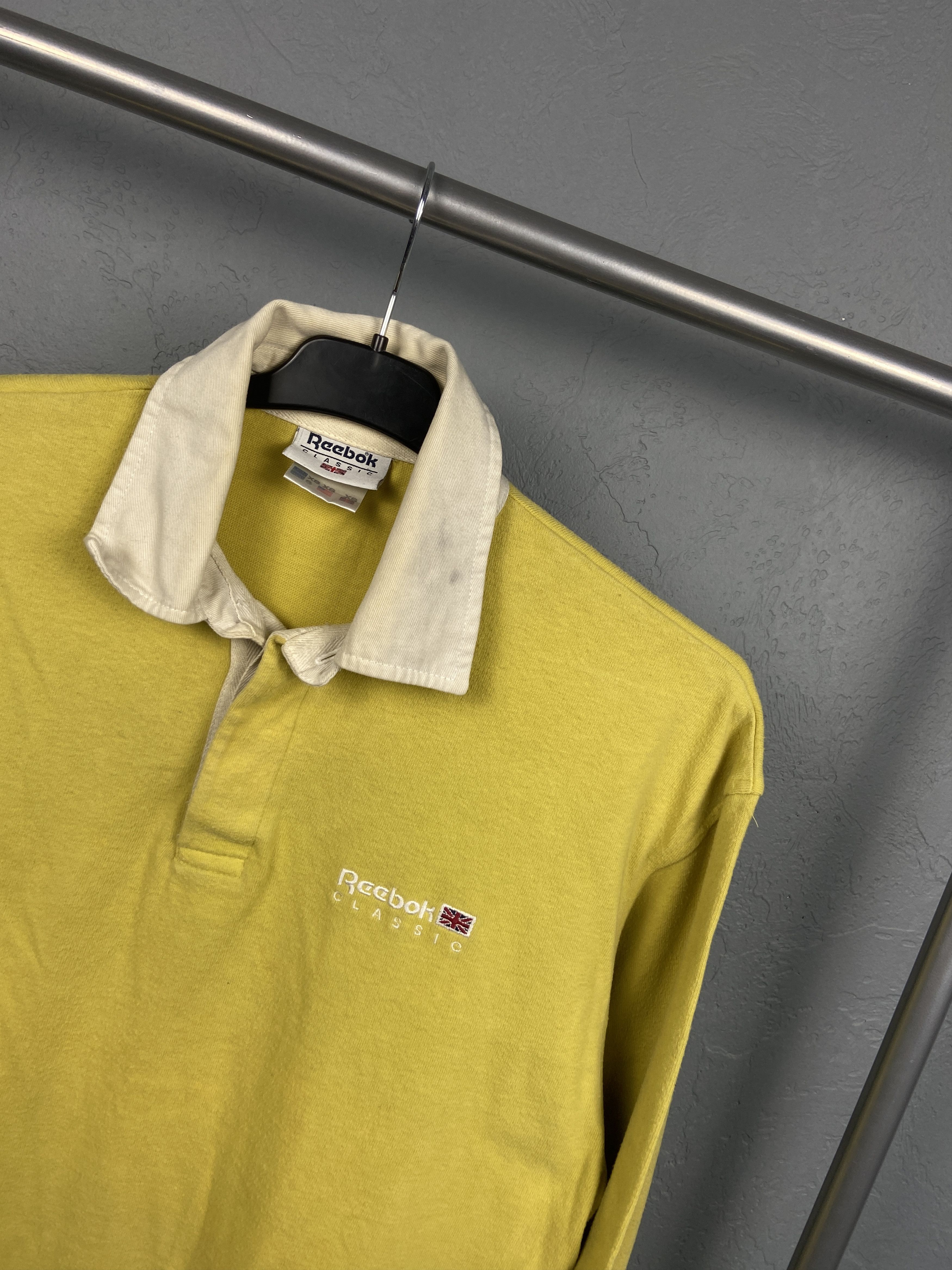 Reebok Reebok Vintage Mens Rugby Long Sleeve Polo Shirt Size US S / EU 44-46 / 1 - 2 Thumbnail