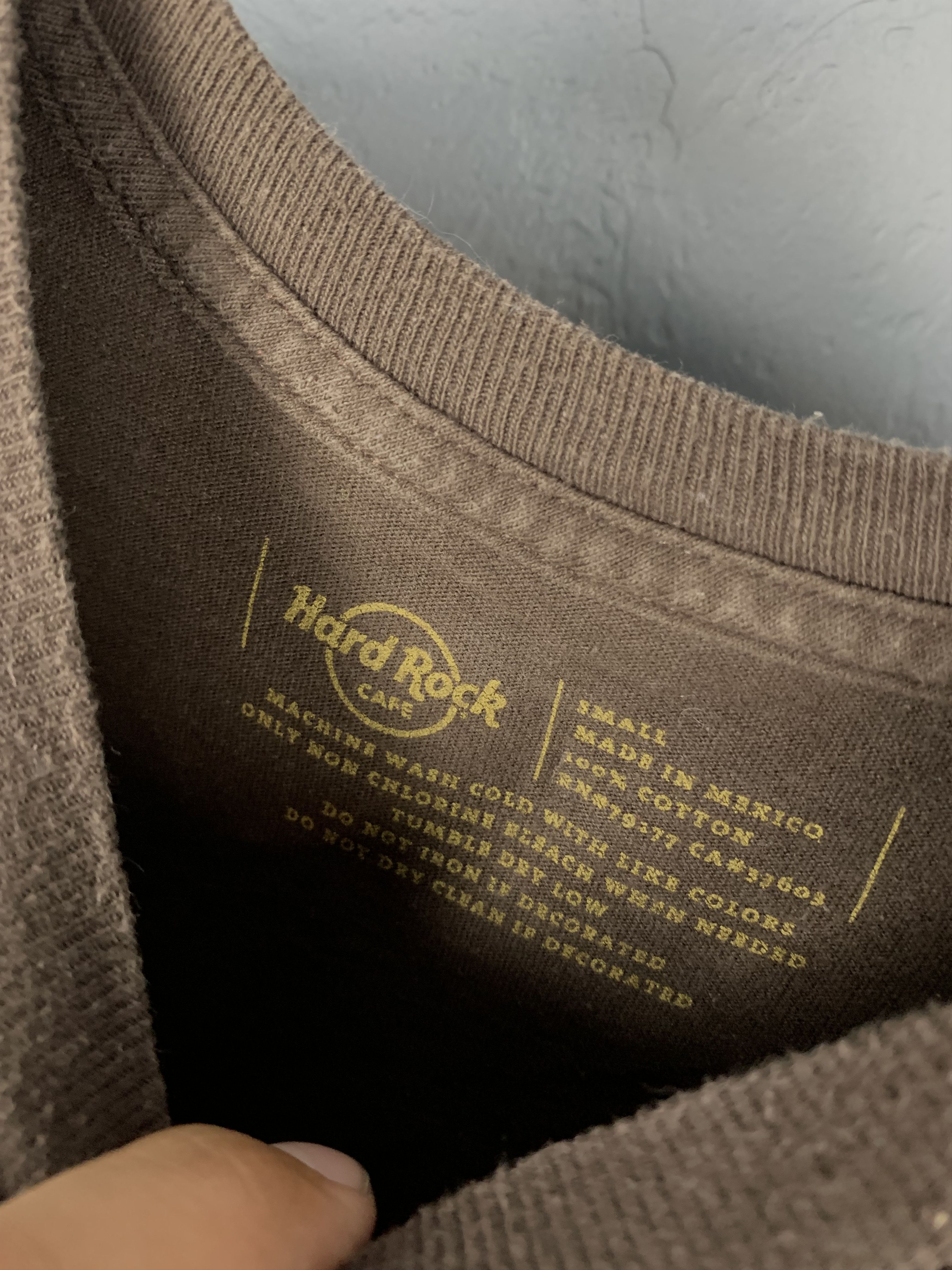 Hard Rock Cafe × Vintage Hard Rock Cafe San Francisco Vintage Mens Brown T-Shirt Tee Size US S / EU 44-46 / 1 - 3 Thumbnail