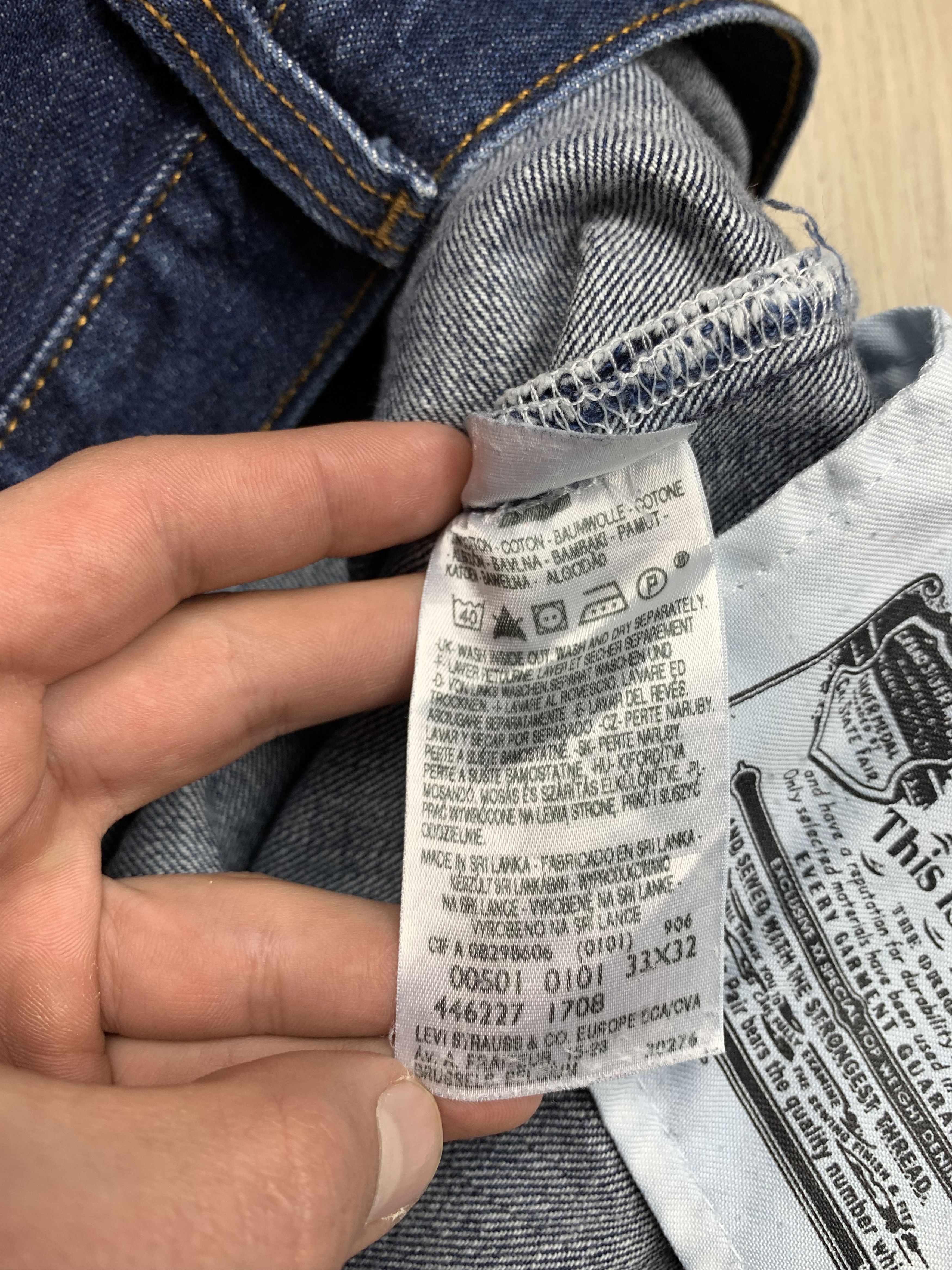 Levi's Levis 501 Vintage Denim Pant Jeans Size US 33 - 7 Thumbnail