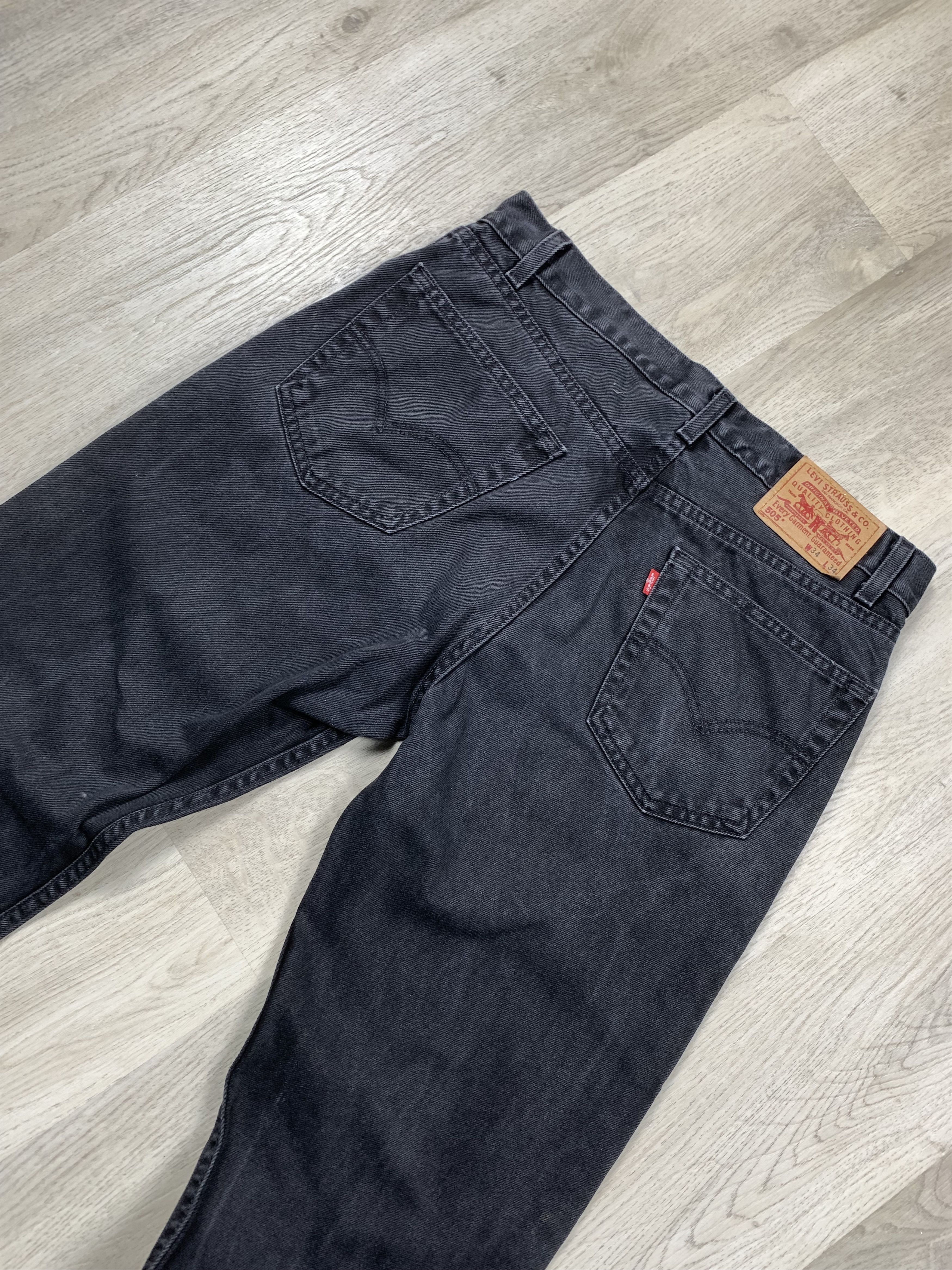 Levi's Levis 505 Vintage Faded Mens Denim Pants Jeans Size US 34 / EU 50 - 2 Thumbnail