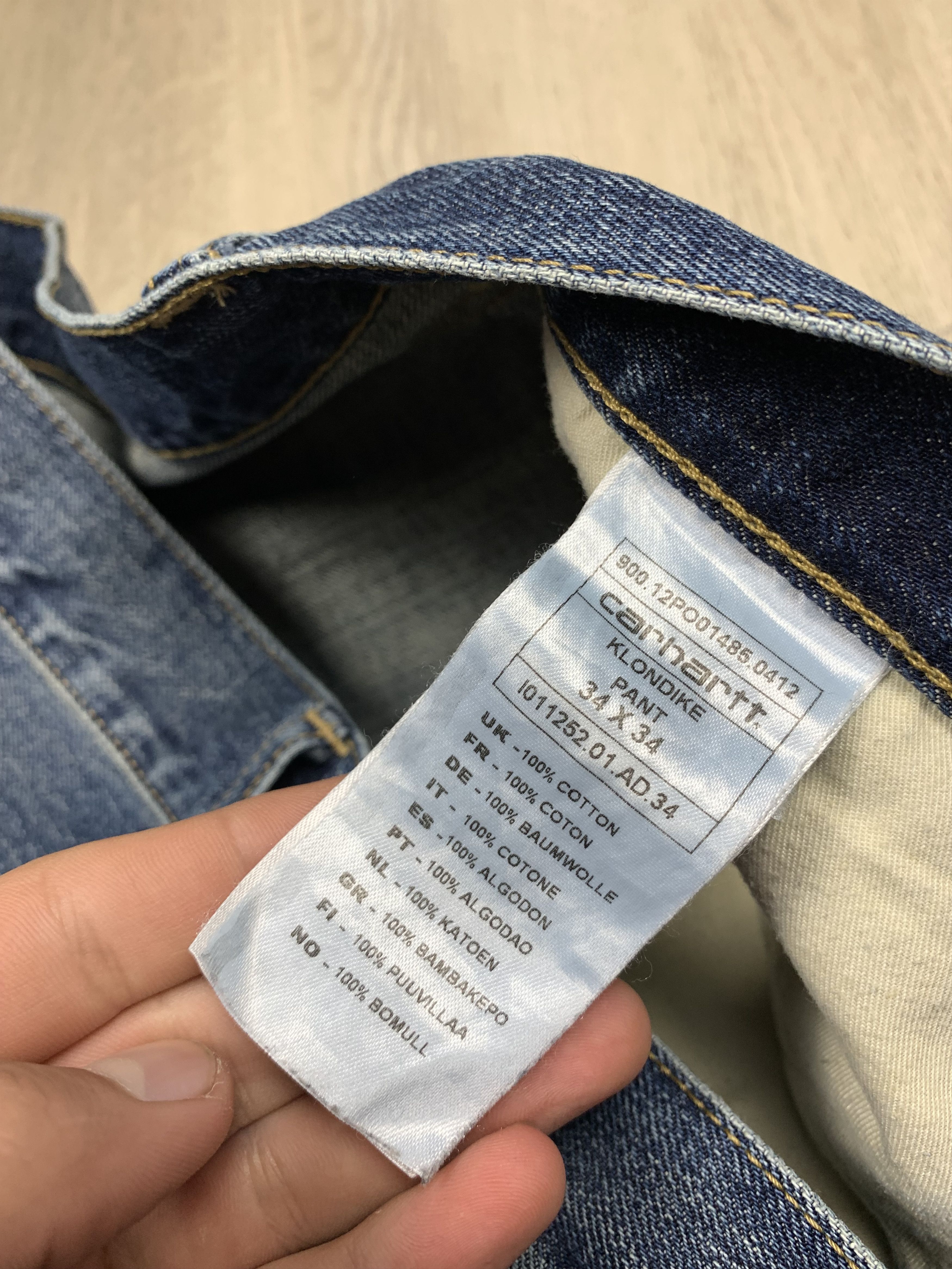 Carhartt Carhartt Vintage Klondike Denim Pants Y2K Jeans Size US 34 / EU 50 - 9 Thumbnail