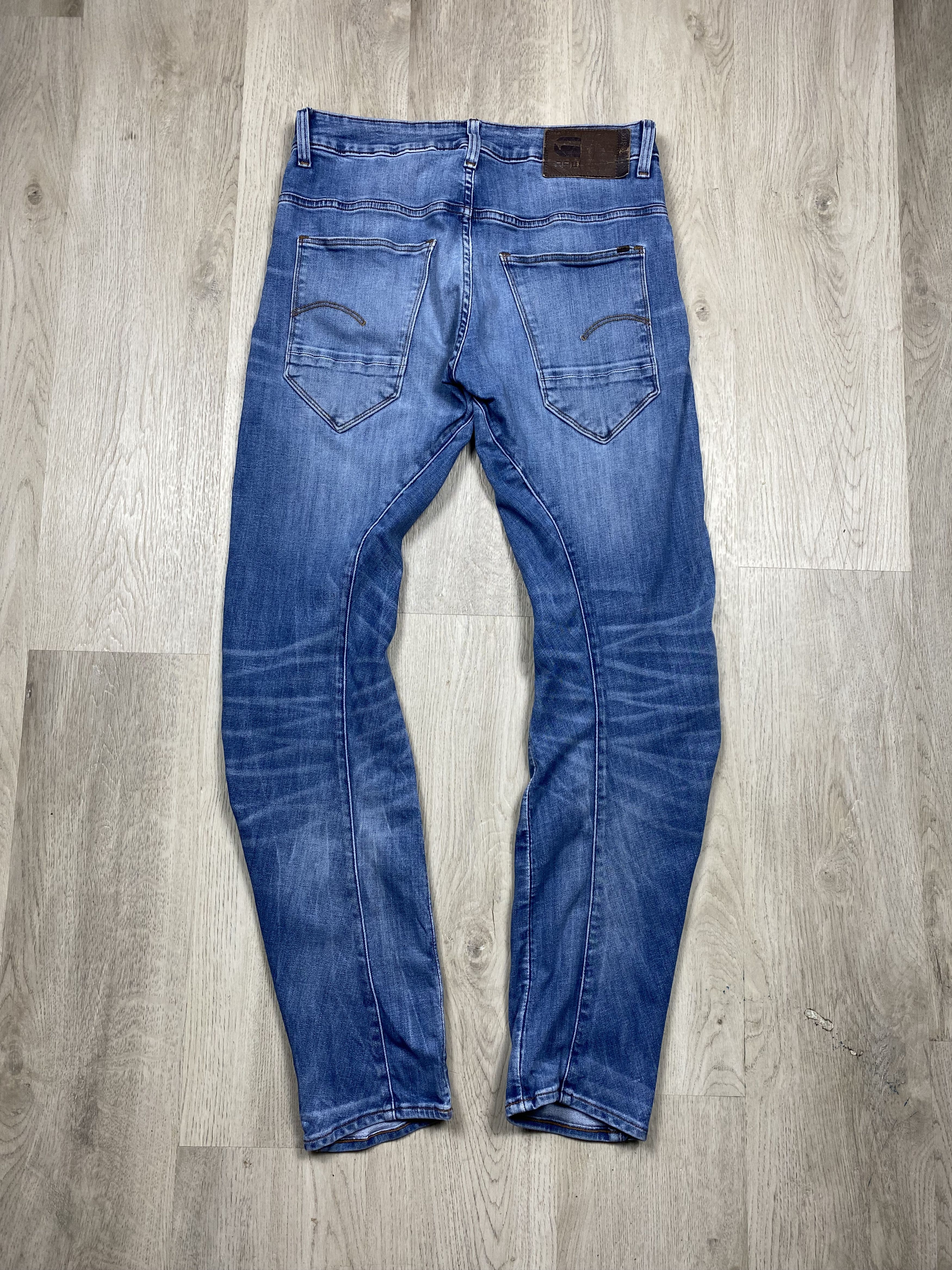 G-Star G Star Raw Vintage Mens Arc 3D Slim Denim Pants Jeans Size US 30 / EU 46 - 10 Thumbnail