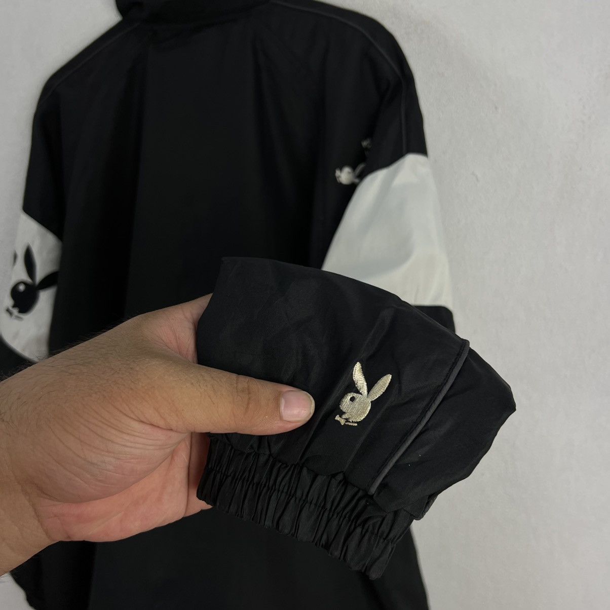 Japanese Brand VINTAGE ZIPPER JACKET BIG LOGO PLAYBOY JAPAN Size US L / EU 52-54 / 3 - 9 Thumbnail