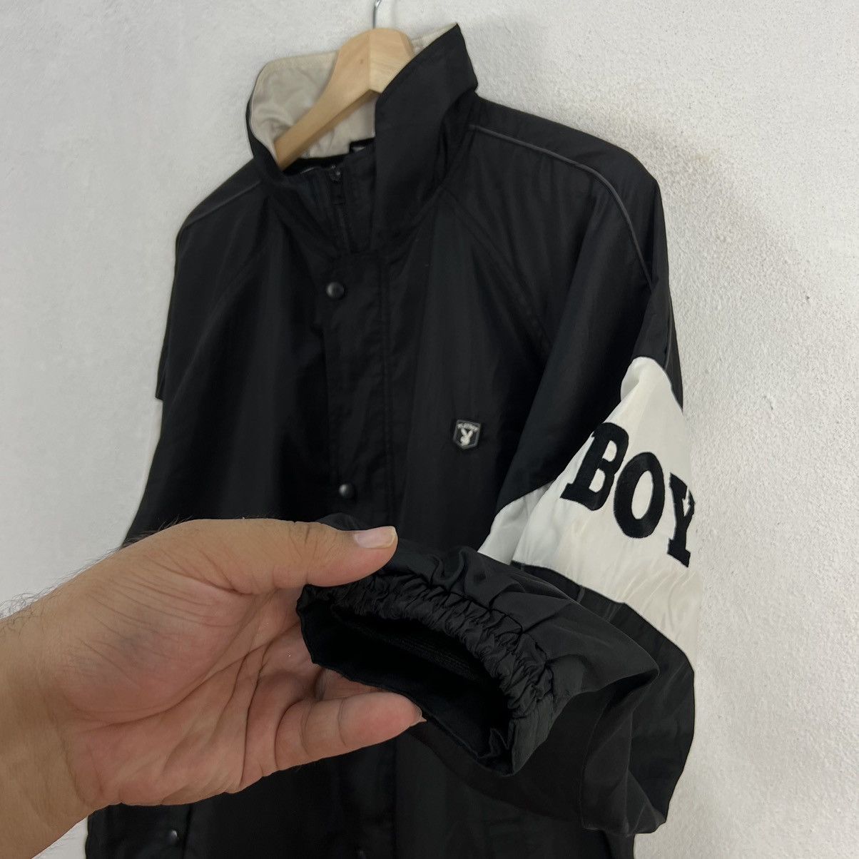 Japanese Brand VINTAGE ZIPPER JACKET BIG LOGO PLAYBOY JAPAN Size US L / EU 52-54 / 3 - 6 Thumbnail