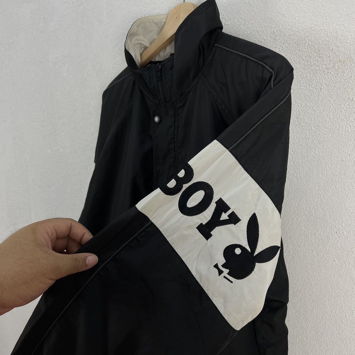 Japanese Brand VINTAGE ZIPPER JACKET BIG LOGO PLAYBOY JAPAN Size US L / EU 52-54 / 3 - 5 Thumbnail