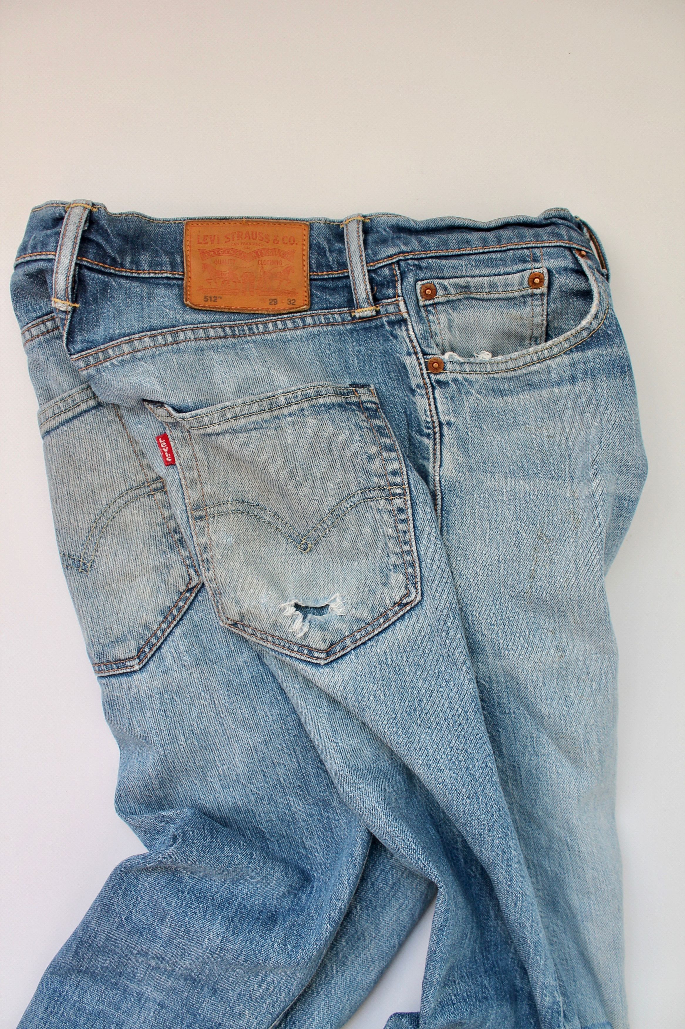 Levi's Levi's 512 red tab slim fit denim pants Size US 29 - 12 Thumbnail