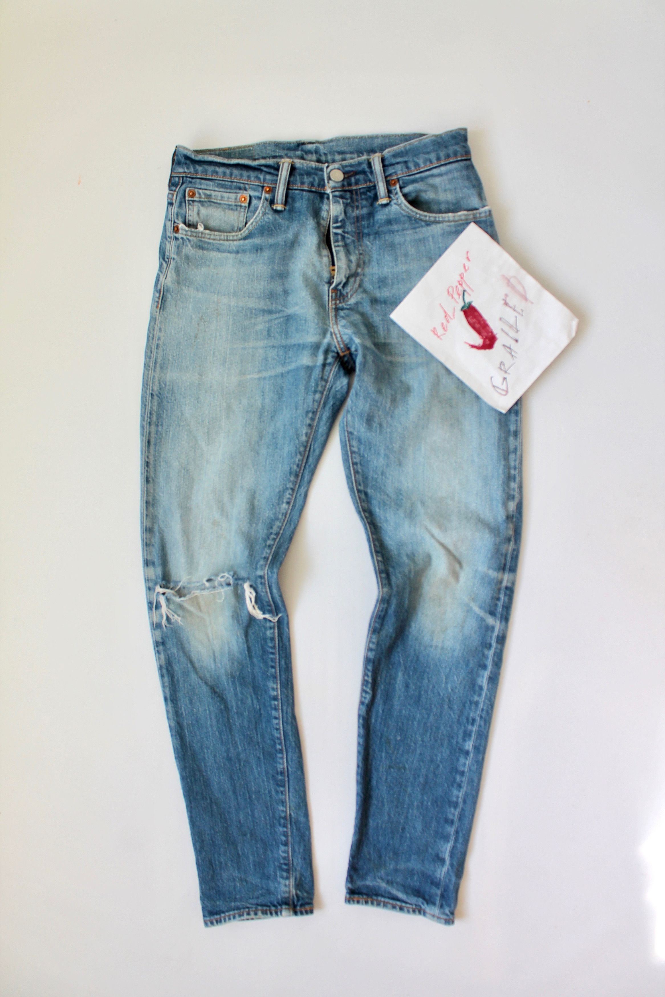 Levi's Levi's 512 red tab slim fit denim pants Size US 29 - 2 Thumbnail