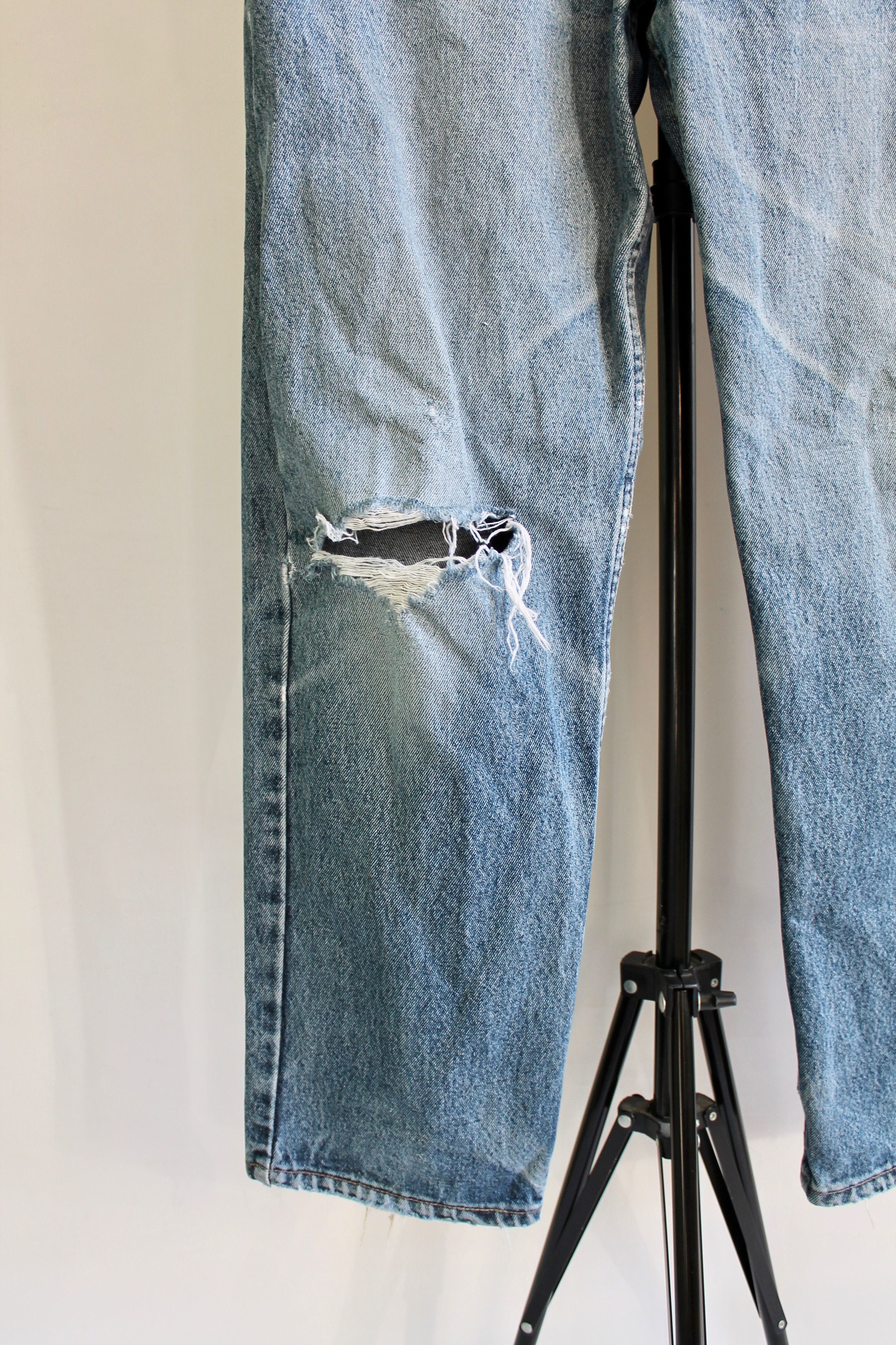 Levi's Vintage Clothing Levi's 618 Orange Tab Denim Pants made in UK 34 x 30 Size US 33 - 3 Thumbnail