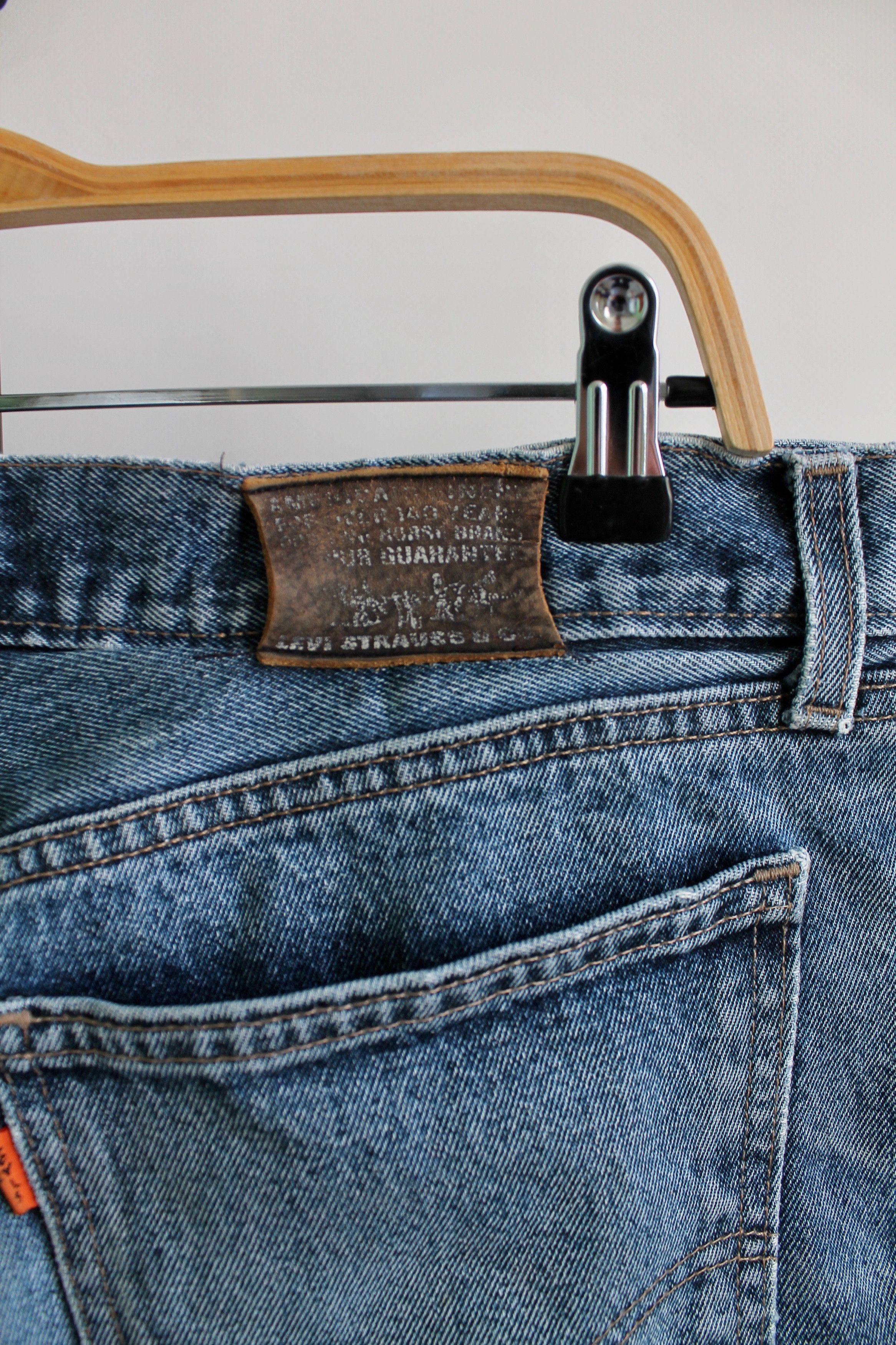 Levi's Vintage Clothing Levi's 618 Orange Tab Denim Pants made in UK 34 x 30 Size US 33 - 8 Thumbnail