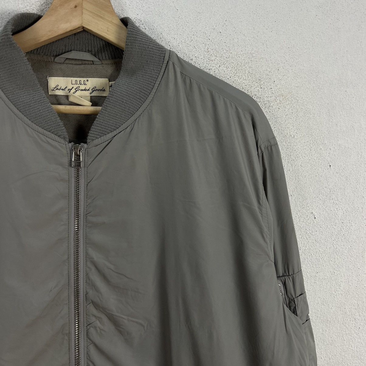 Japanese Brand VINTAGE BOMBER JACKET H&M JAPAN LOGG Size US L / EU 52-54 / 3 - 5 Thumbnail