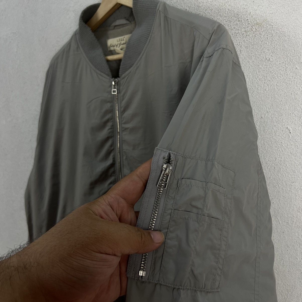 Japanese Brand VINTAGE BOMBER JACKET H&M JAPAN LOGG Size US L / EU 52-54 / 3 - 6 Thumbnail