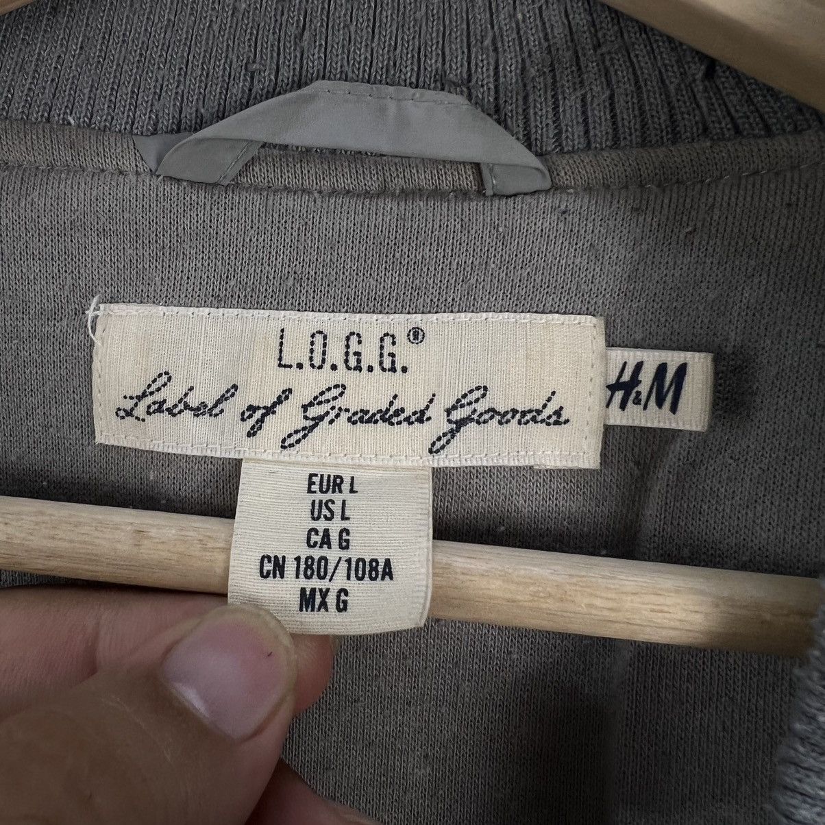 Japanese Brand VINTAGE BOMBER JACKET H&M JAPAN LOGG Size US L / EU 52-54 / 3 - 11 Thumbnail
