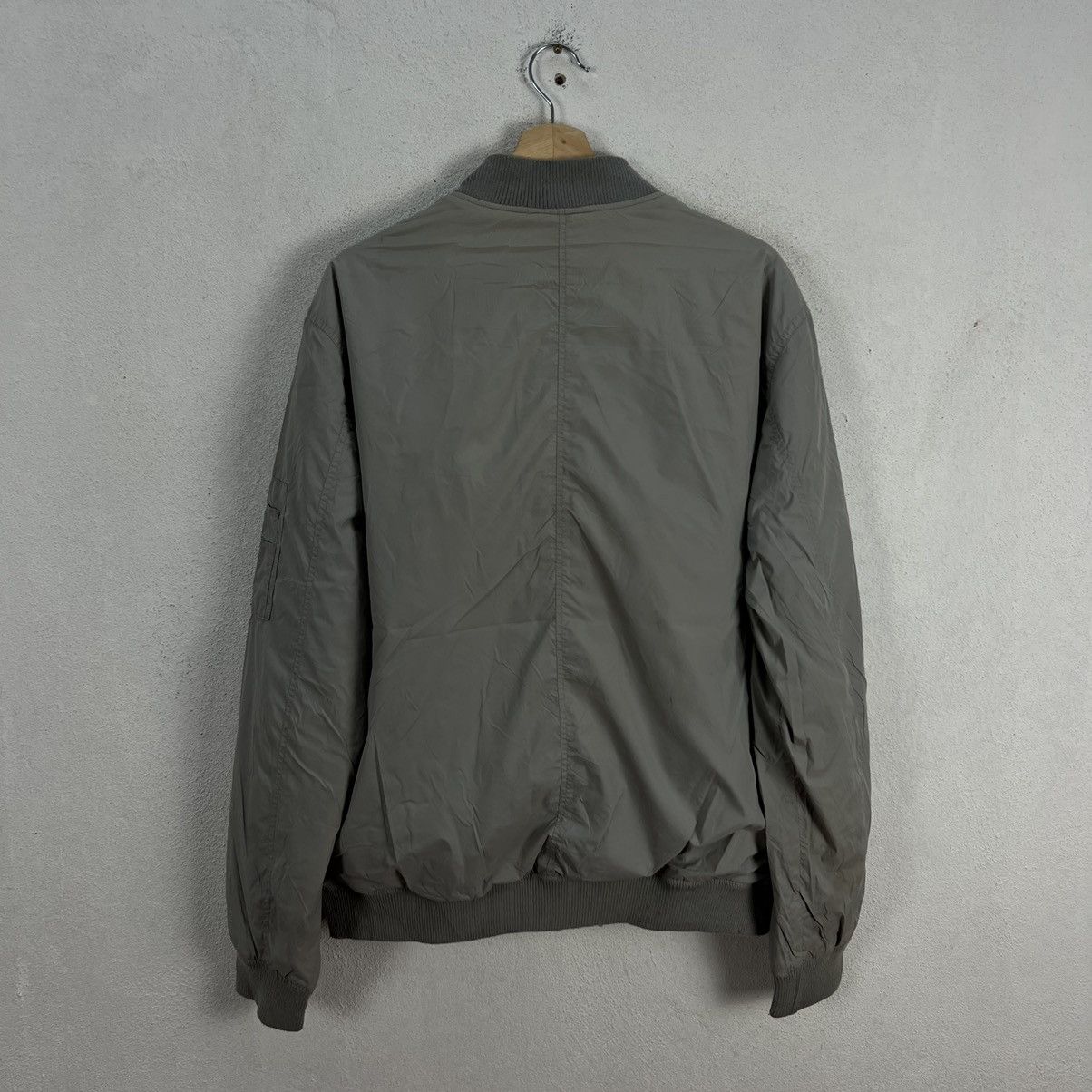 Japanese Brand VINTAGE BOMBER JACKET H&M JAPAN LOGG Size US L / EU 52-54 / 3 - 8 Thumbnail