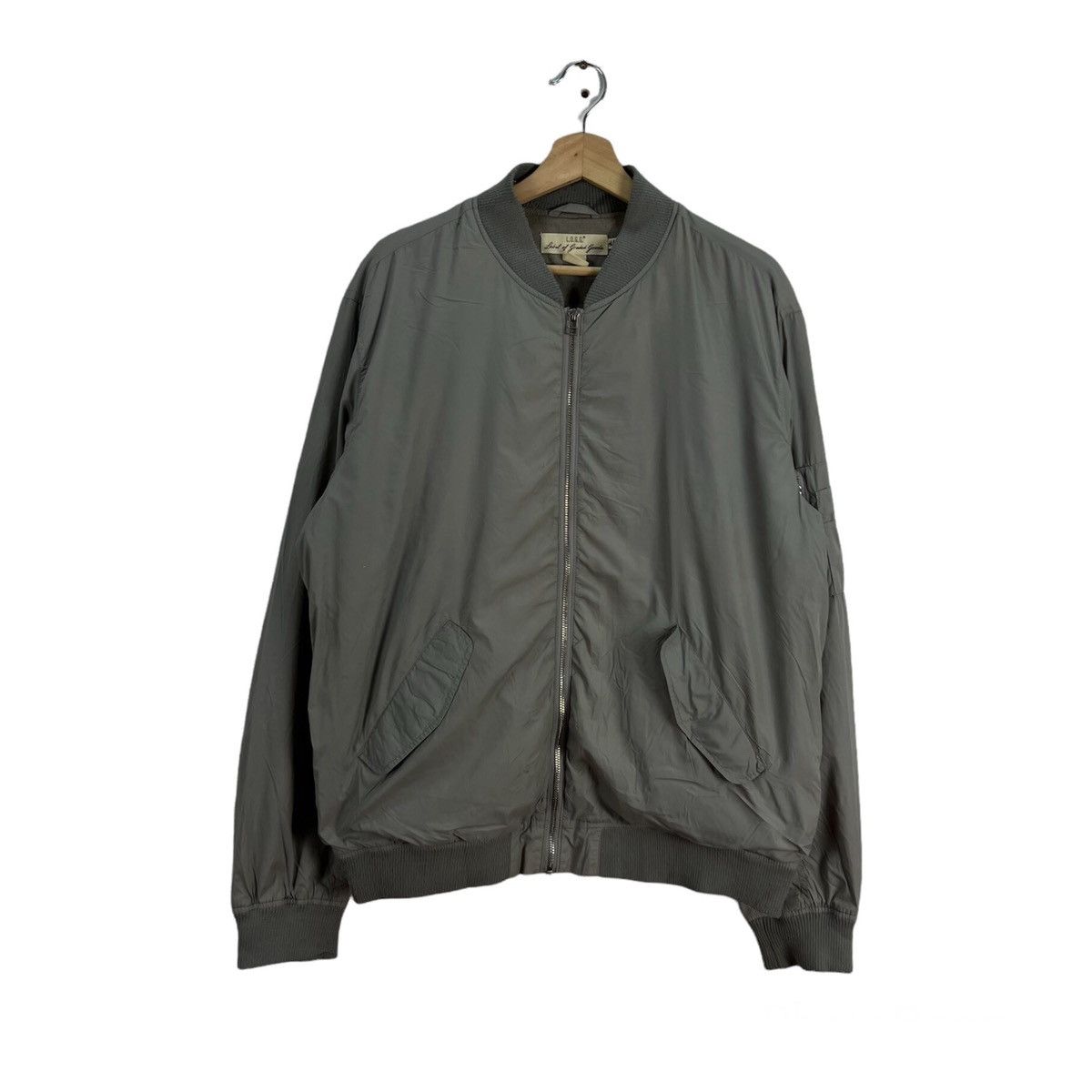 Japanese Brand VINTAGE BOMBER JACKET H&M JAPAN LOGG Size US L / EU 52-54 / 3 - 1 Thumbnail