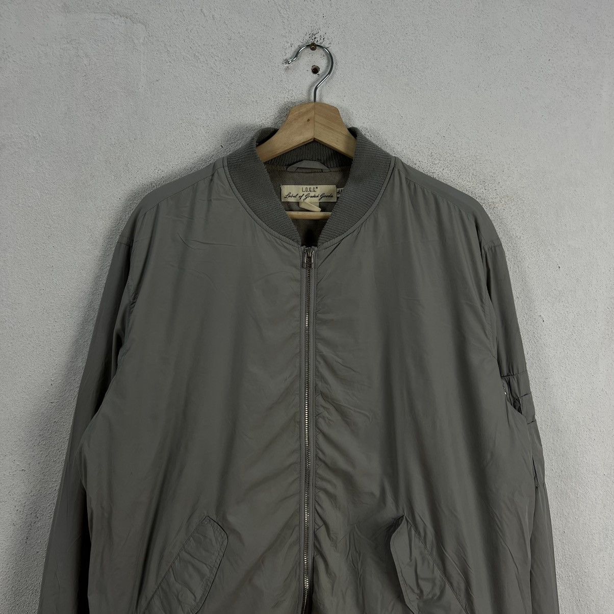 Japanese Brand VINTAGE BOMBER JACKET H&M JAPAN LOGG Size US L / EU 52-54 / 3 - 3 Thumbnail