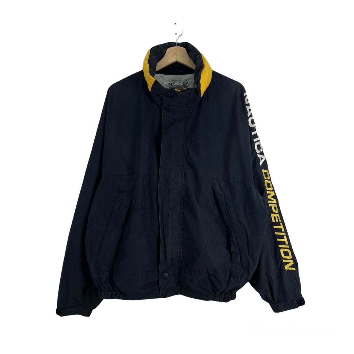 Japanese Brand VINTAGE NAUTICA COMPETITION ZIPPER JACKET BIG LOGO Size US XL / EU 56 / 4 - 1 Thumbnail