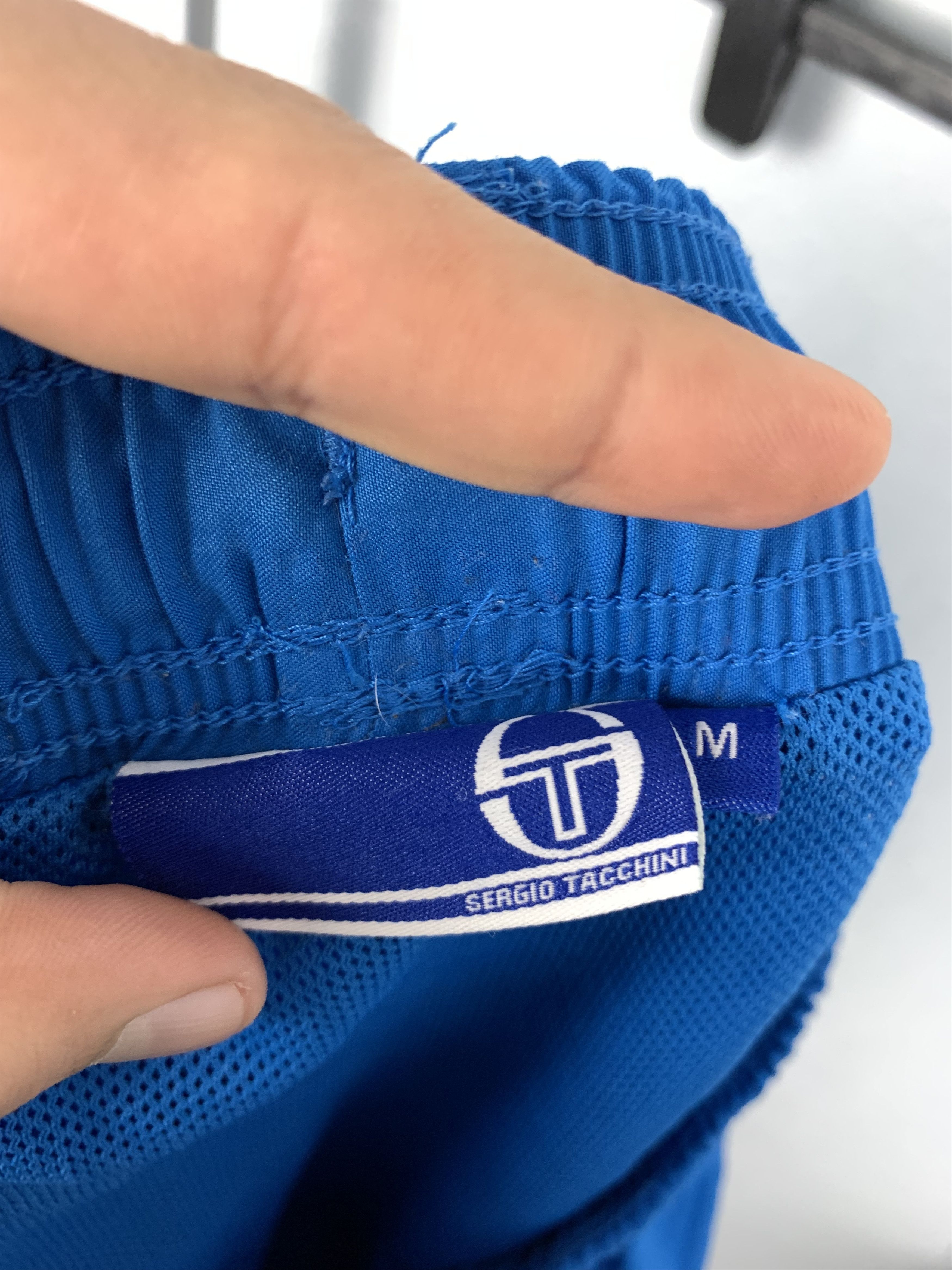 Sergio Tacchini × Vintage Sergio Tacchini Nylon Shorts Vintage Y2K Size US 32 / EU 48 - 7 Thumbnail