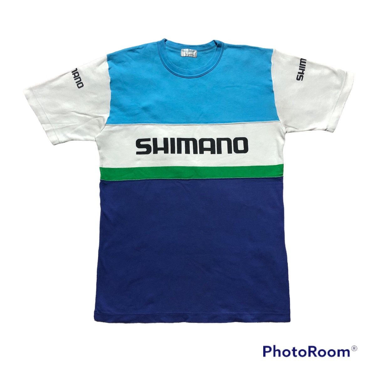 Japanese Brand × Vintage Rare‼️🔥Vintage 80's Shimano Cycling T-Shirt Size US S / EU 44-46 / 1 - 1 Thumbnail