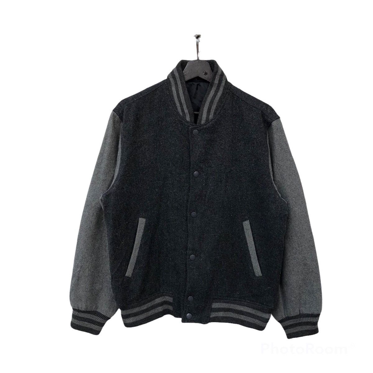 Japanese Brand VINTAGE VARSITT JACKET JAPANESE BRAND PLAIN Size US M / EU 48-50 / 2 - 1 Thumbnail