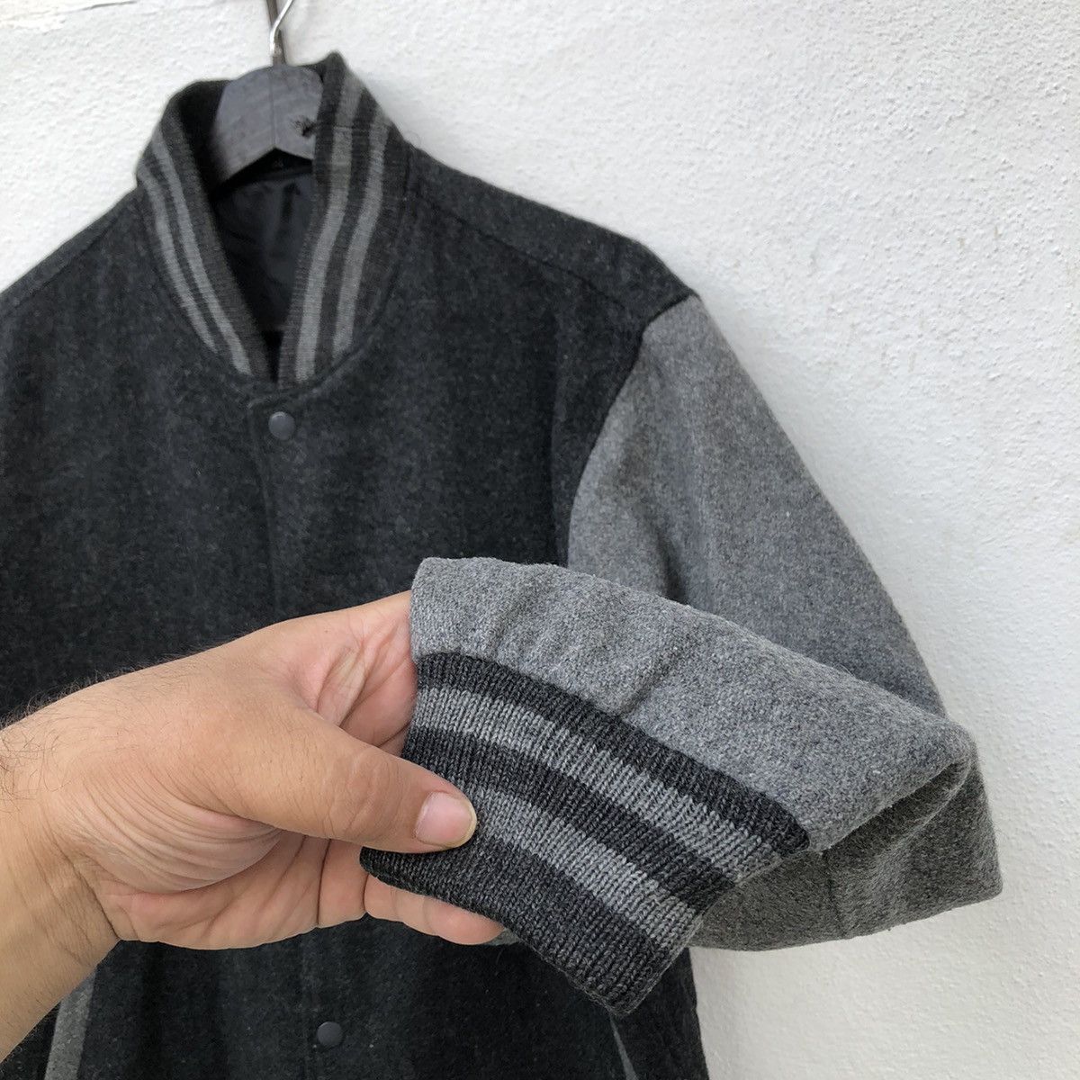 Japanese Brand VINTAGE VARSITT JACKET JAPANESE BRAND PLAIN Size US M / EU 48-50 / 2 - 5 Thumbnail