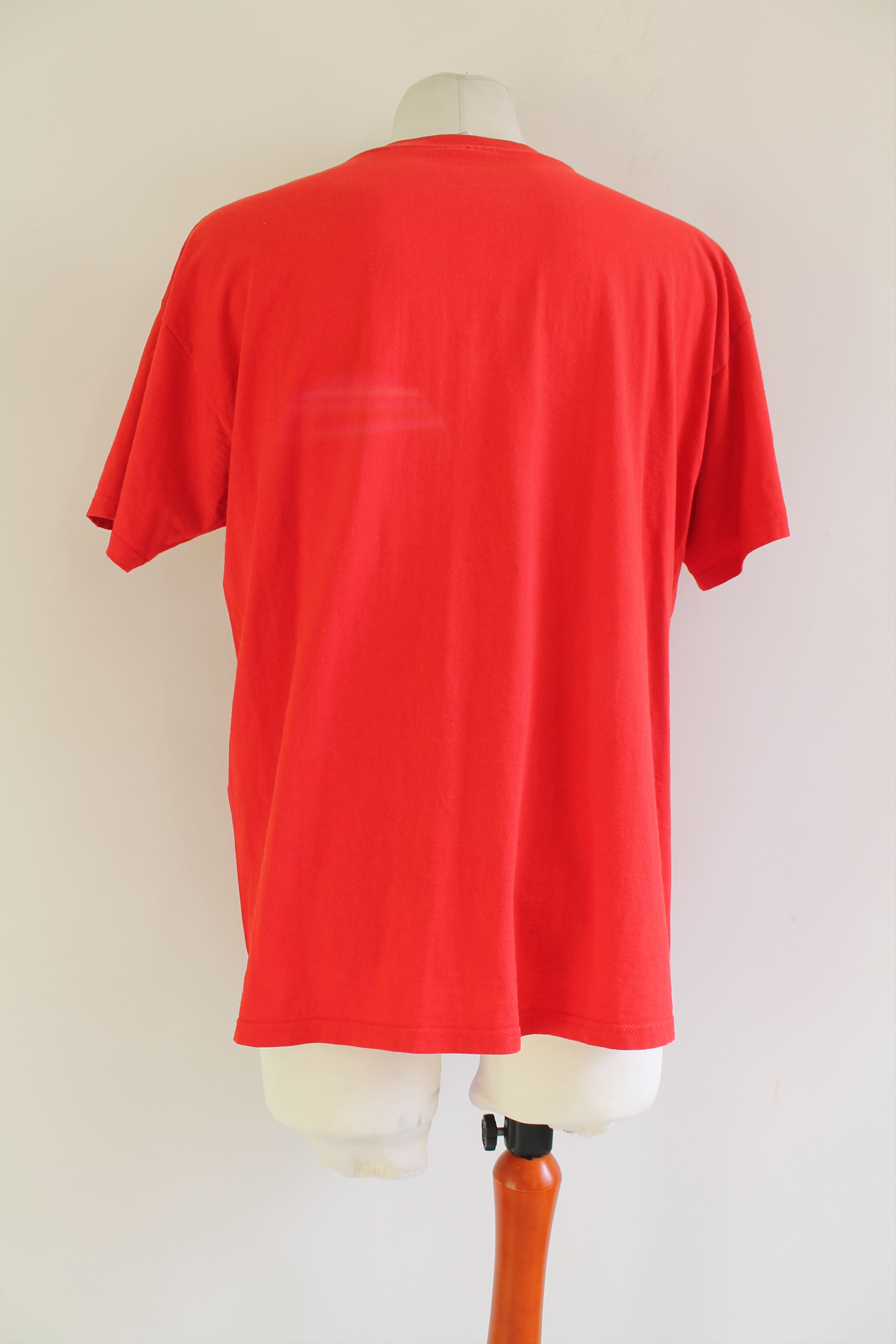 Vintage vintage t shirt " Devil Inside" red shirt Size US XL / EU 56 / 4 - 8 Thumbnail
