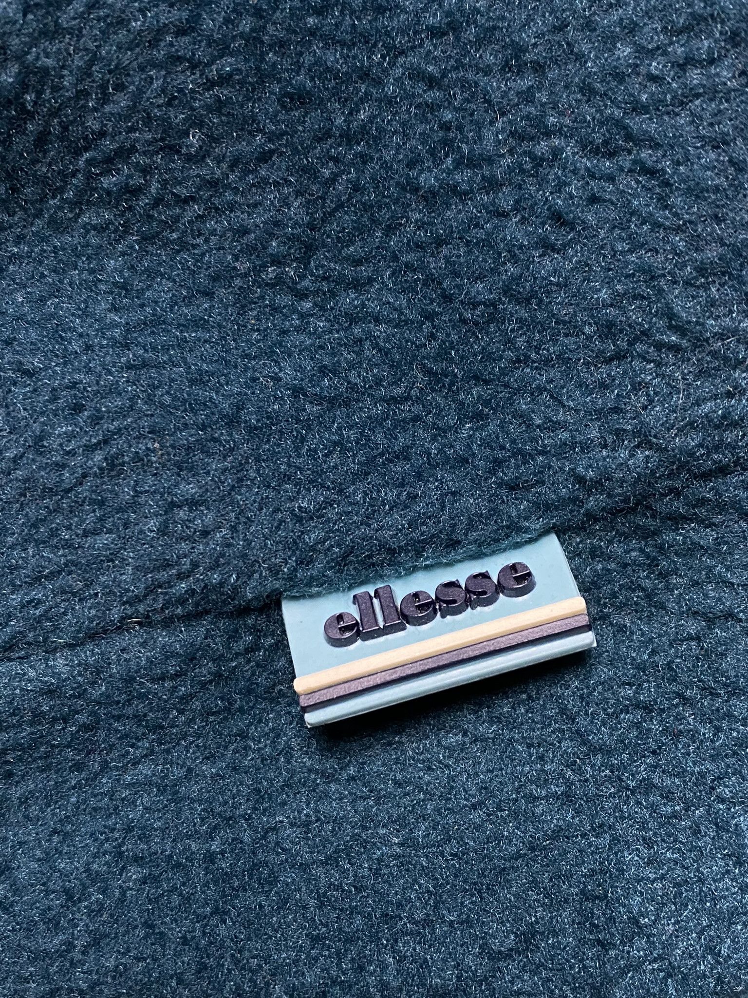 Ellesse × Vintage 90s ELLESSE vintage fleece green turquoise spellout big logo Size US M / EU 48-50 / 2 - 4 Thumbnail