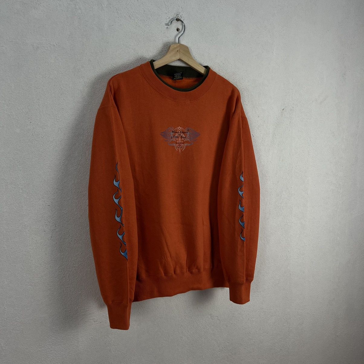 Japanese Brand RARE EMOTIONAL PERFORMANCE SWEATSHIRT BIG LOGO PUNK STYLE Size US L / EU 52-54 / 3 - 2 Thumbnail
