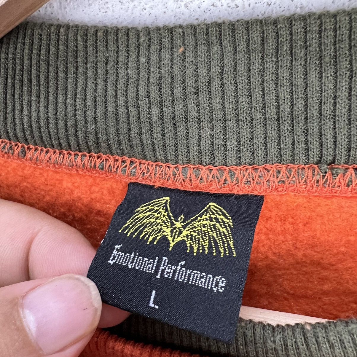 Japanese Brand RARE EMOTIONAL PERFORMANCE SWEATSHIRT BIG LOGO PUNK STYLE Size US L / EU 52-54 / 3 - 11 Thumbnail