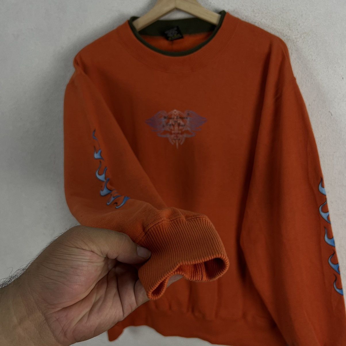 Japanese Brand RARE EMOTIONAL PERFORMANCE SWEATSHIRT BIG LOGO PUNK STYLE Size US L / EU 52-54 / 3 - 7 Thumbnail