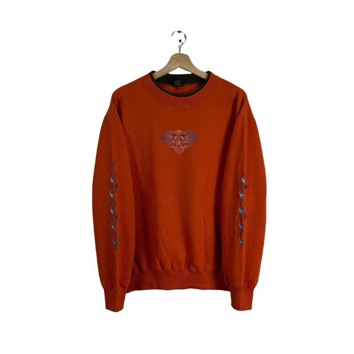 Japanese Brand RARE EMOTIONAL PERFORMANCE SWEATSHIRT BIG LOGO PUNK STYLE Size US L / EU 52-54 / 3 - 1 Thumbnail