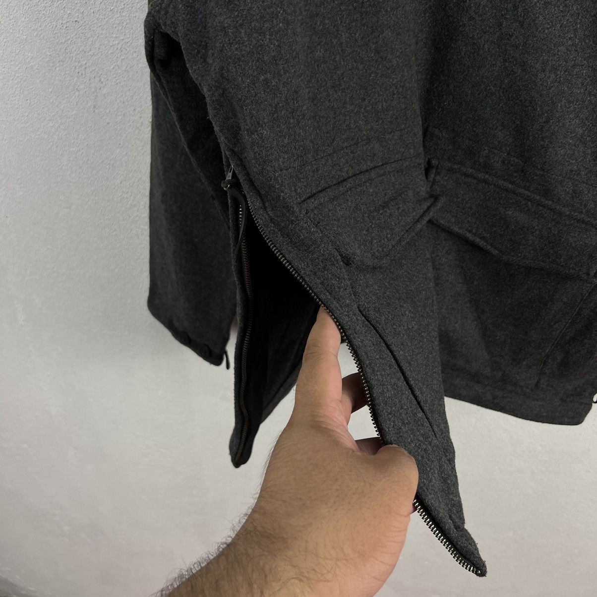 Japanese Brand VERY RARE CARGO MULTI POCKET JACKET WOOL GAP MILITARY STYLE Size US M / EU 48-50 / 2 - 7 Thumbnail