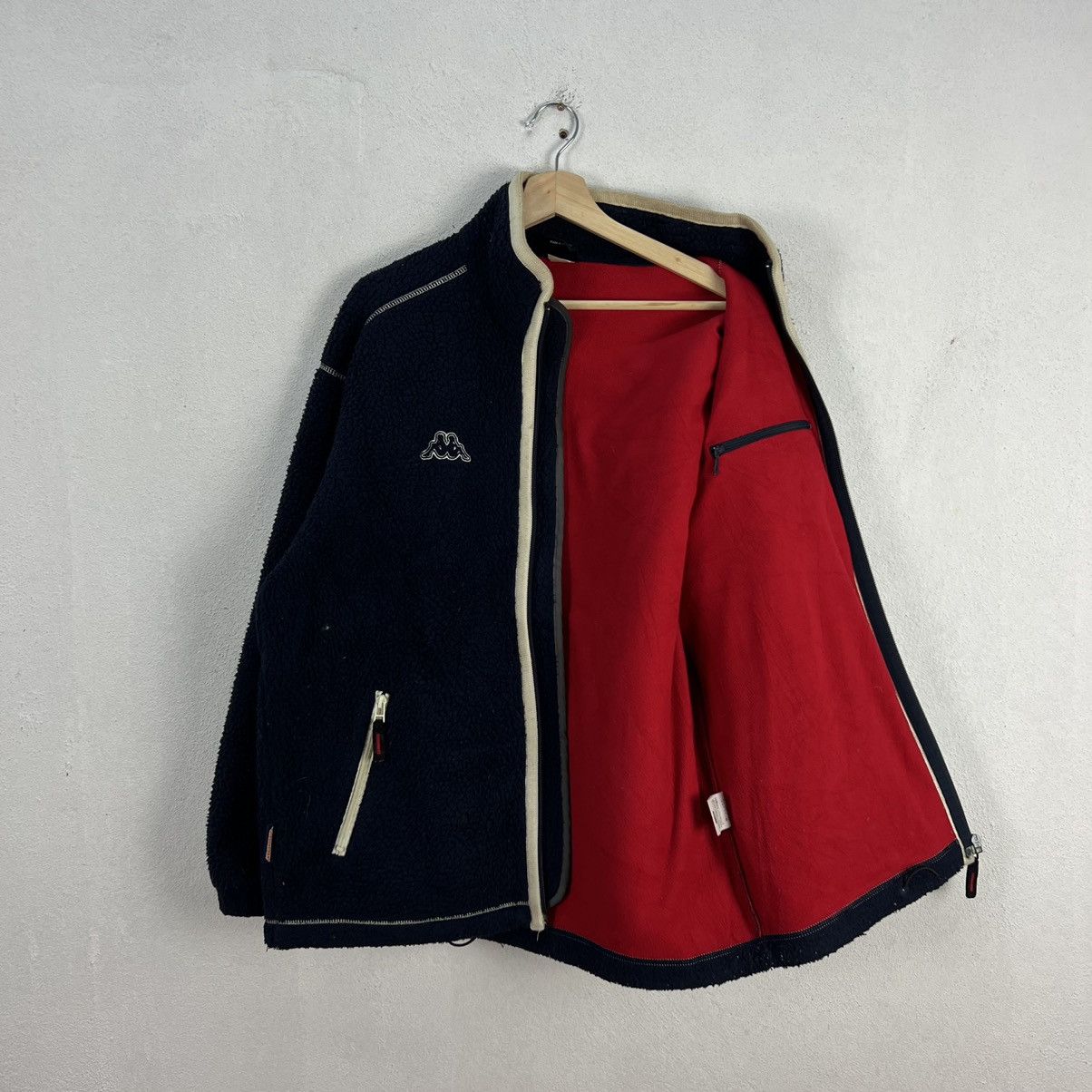 Japanese Brand VINTAGE FLEECE JACKET KAPPA STREET WEAR STYLE DESIGN Size US L / EU 52-54 / 3 - 10 Thumbnail