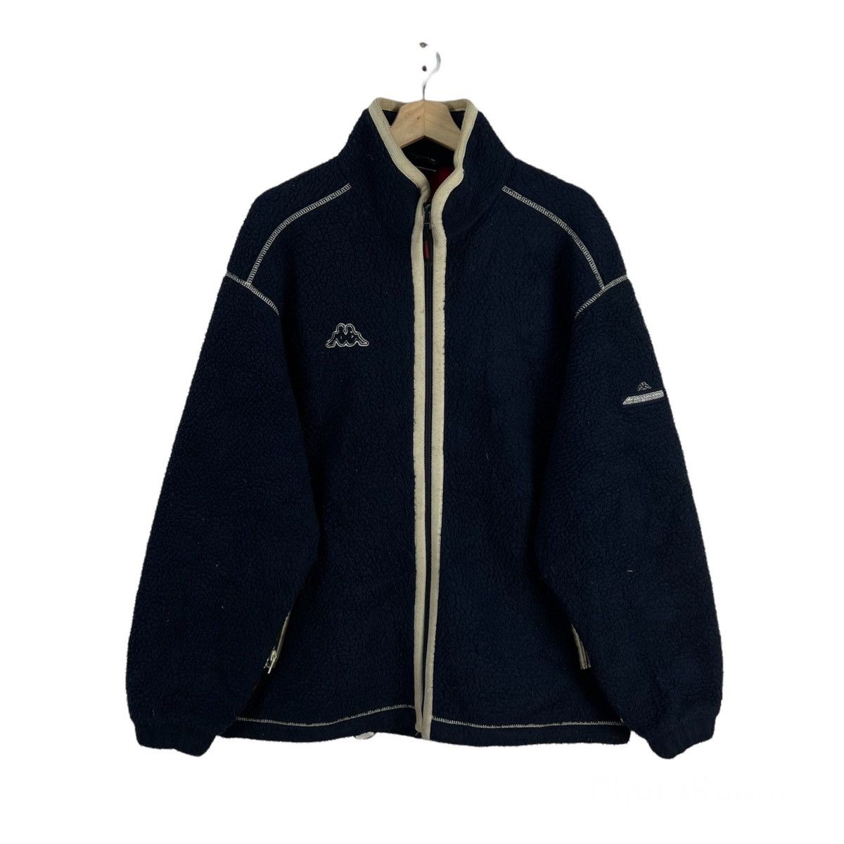 Japanese Brand VINTAGE FLEECE JACKET KAPPA STREET WEAR STYLE DESIGN Size US L / EU 52-54 / 3 - 1 Thumbnail