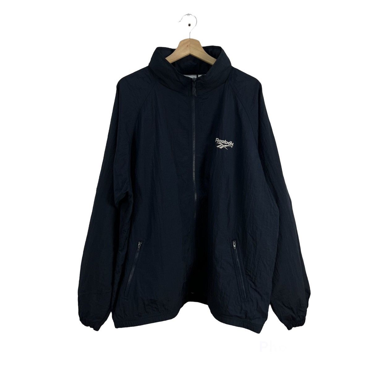 Japanese Brand VINTAGE REEBOK WINDBREAKER ZIPPER BIG LOGO Size US L / EU 52-54 / 3 - 1 Thumbnail
