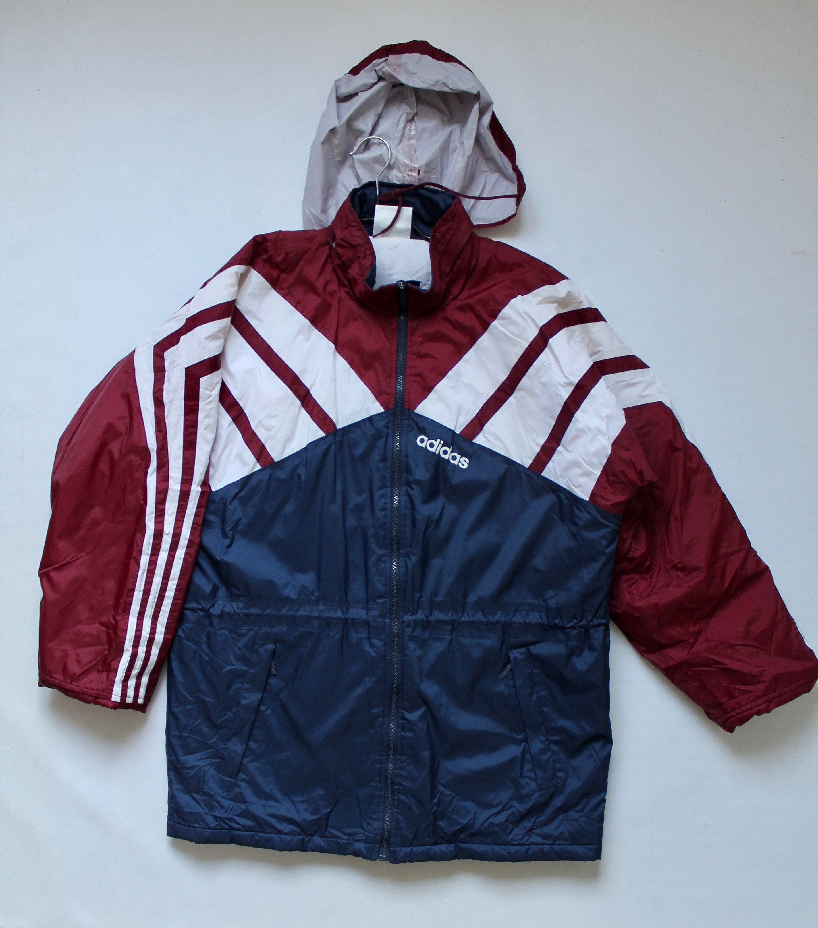 Adidas ADIDAS ORIGINALS Vintage Parka Coat Jacket Blue Size US S / EU 44-46 / 1 - 3 Thumbnail