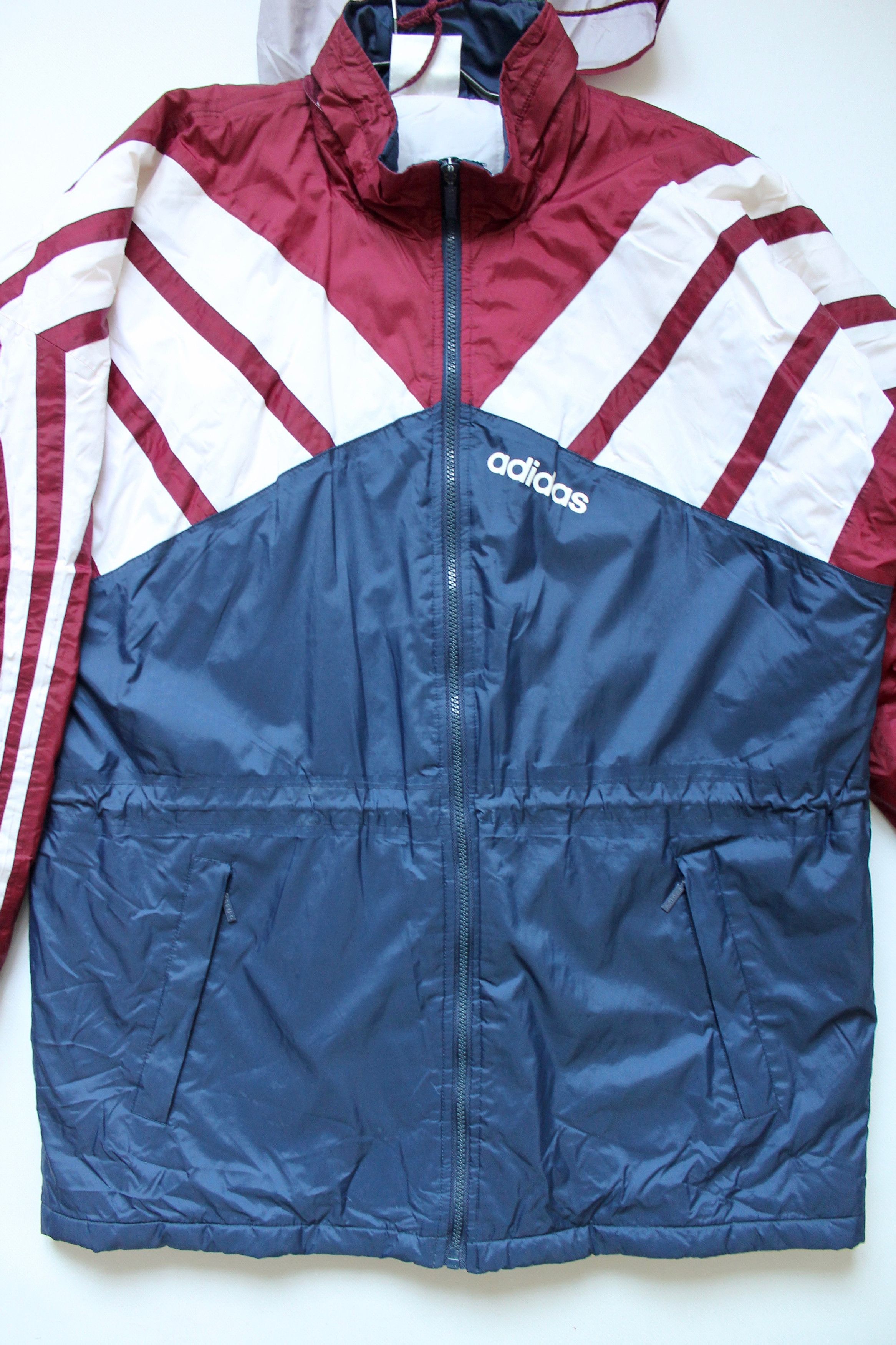 Adidas ADIDAS ORIGINALS Vintage Parka Coat Jacket Blue Size US S / EU 44-46 / 1 - 4 Thumbnail