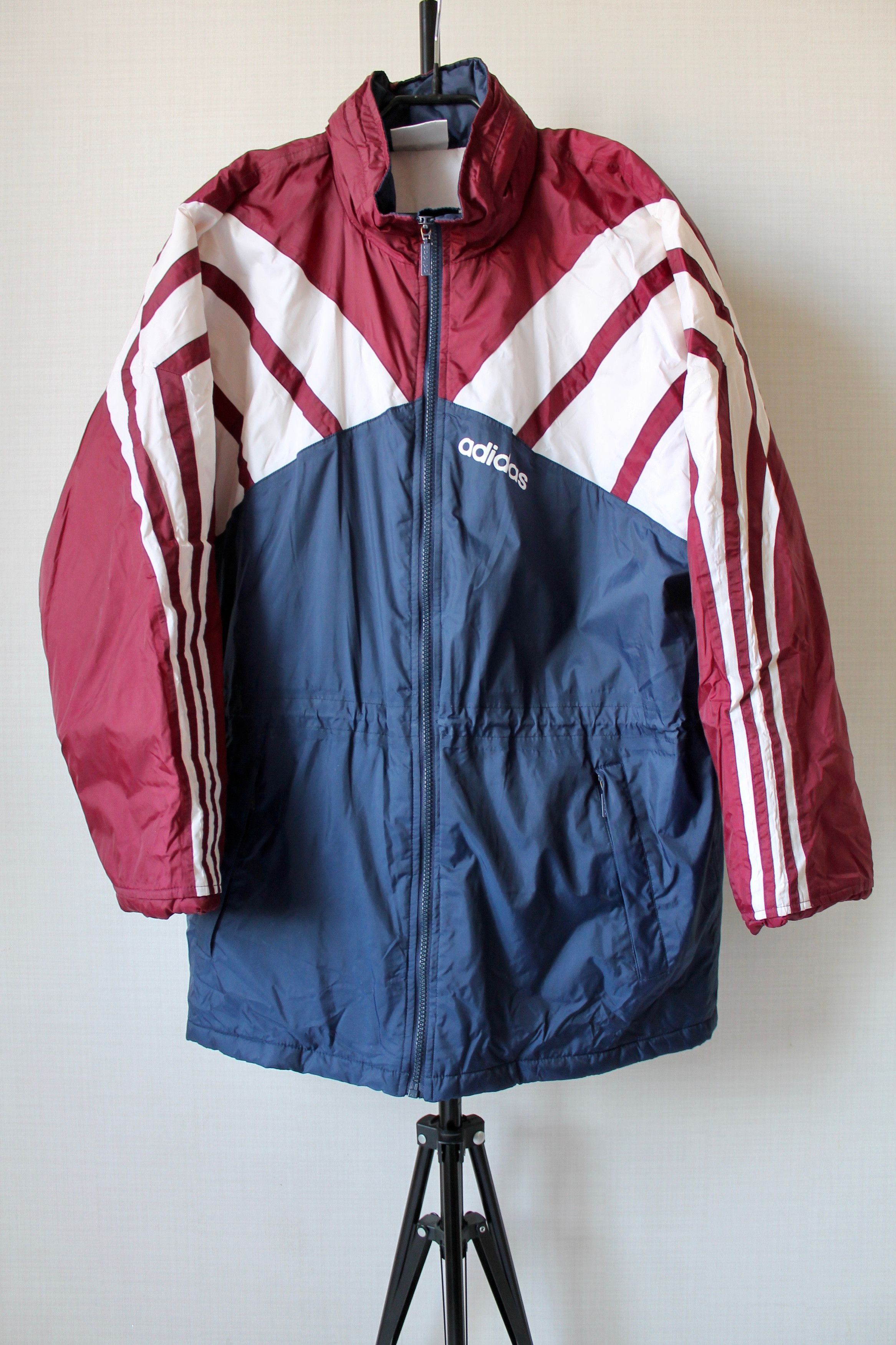 Adidas ADIDAS ORIGINALS Vintage Parka Coat Jacket Blue Size US S / EU 44-46 / 1 - 1 Thumbnail