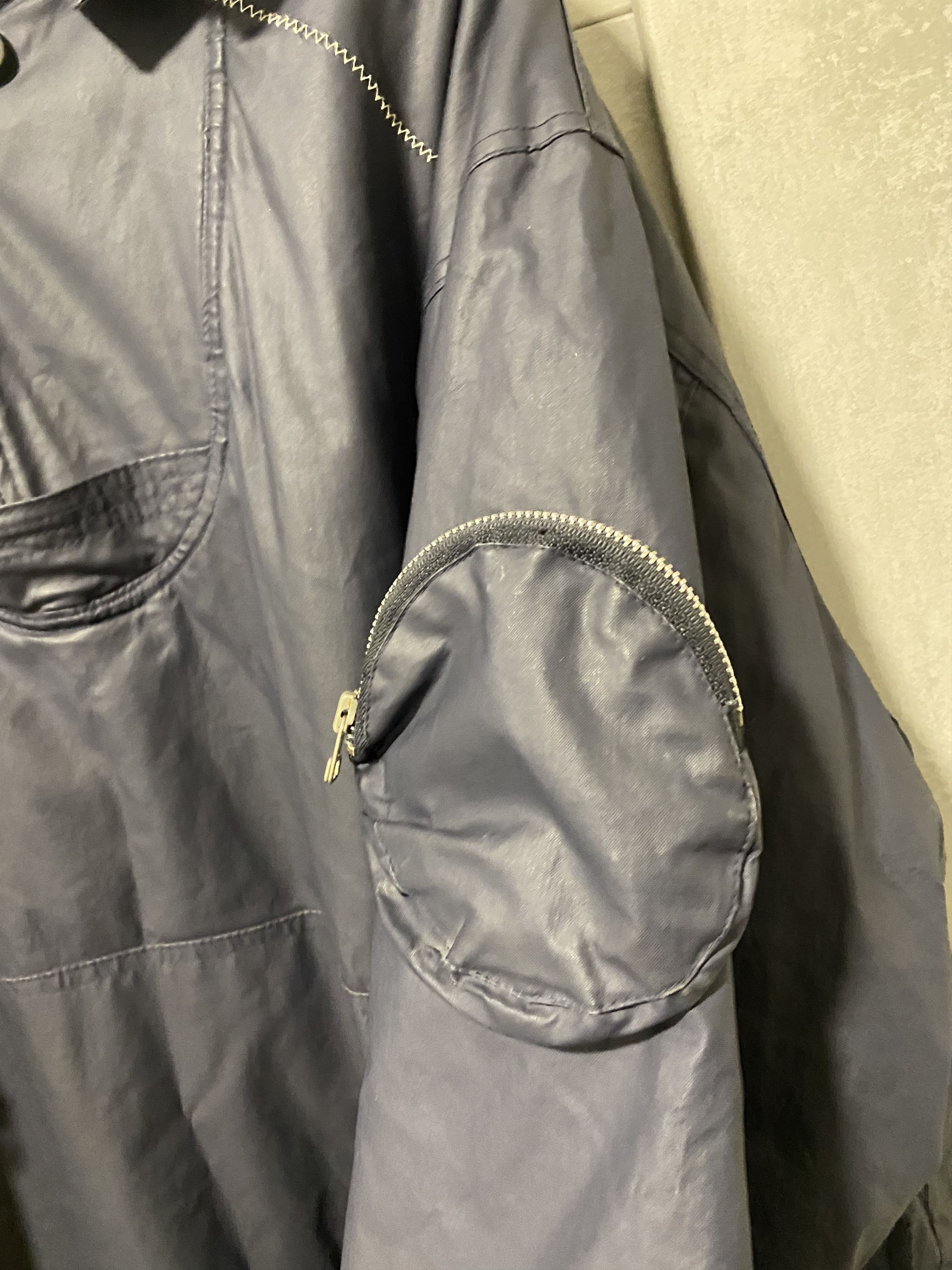Vintage Vintage 90s Toxic Apocalyptic Cyber punk chrome jacket Size US M / EU 48-50 / 2 - 4 Thumbnail