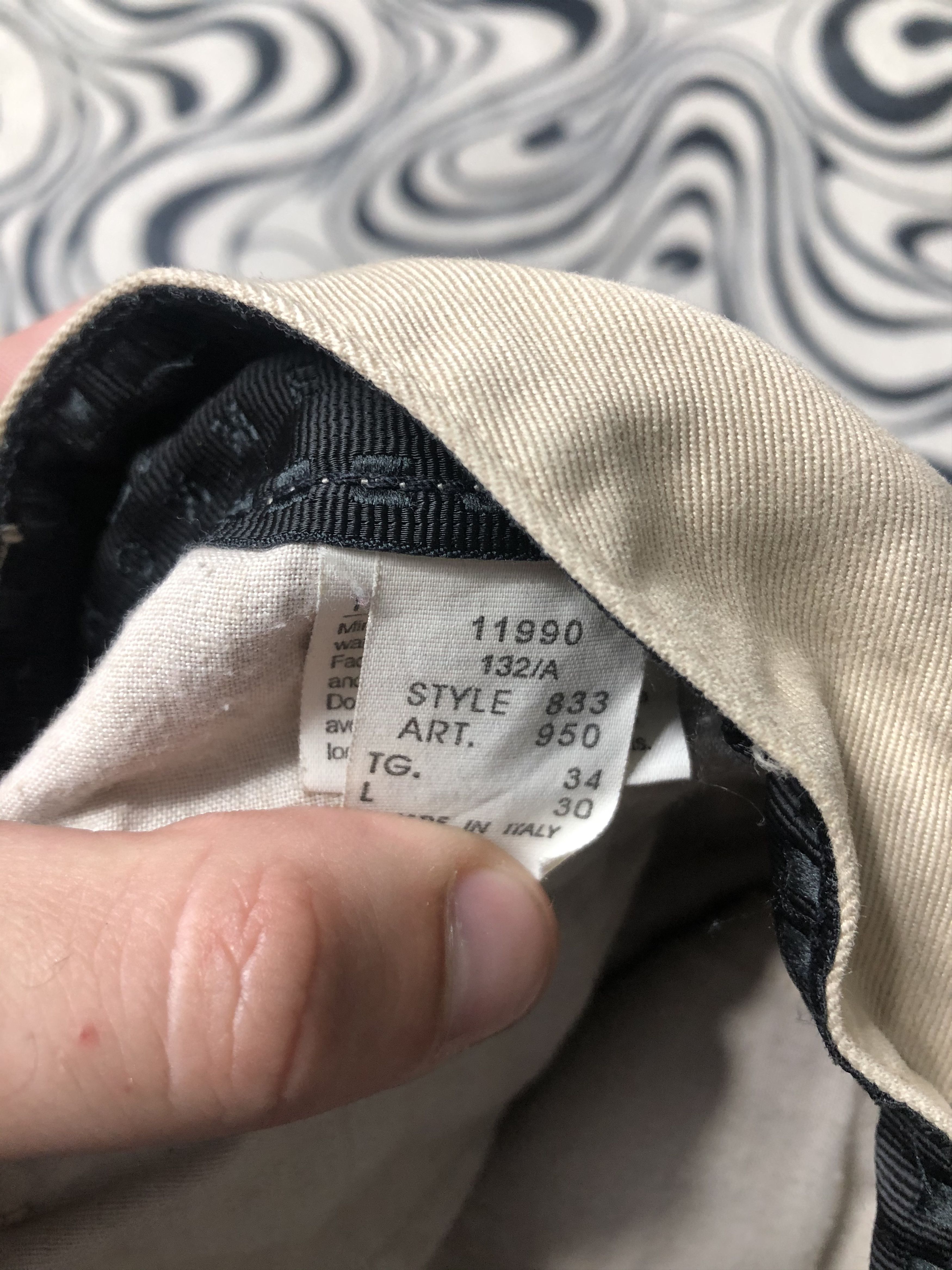Karl Lagerfeld Karl Lagerfeld Vintage Mens Chino Pants Y2K Size US 34 / EU 50 - 5 Thumbnail