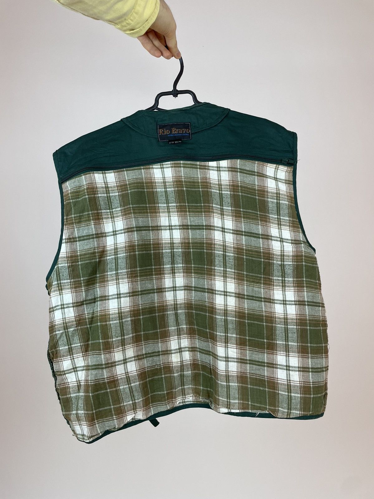 Vintage RIO BRAVO Vintage Cropped Vest Multi-pocket Mens size XL Size US XL / EU 56 / 4 - 15 Thumbnail