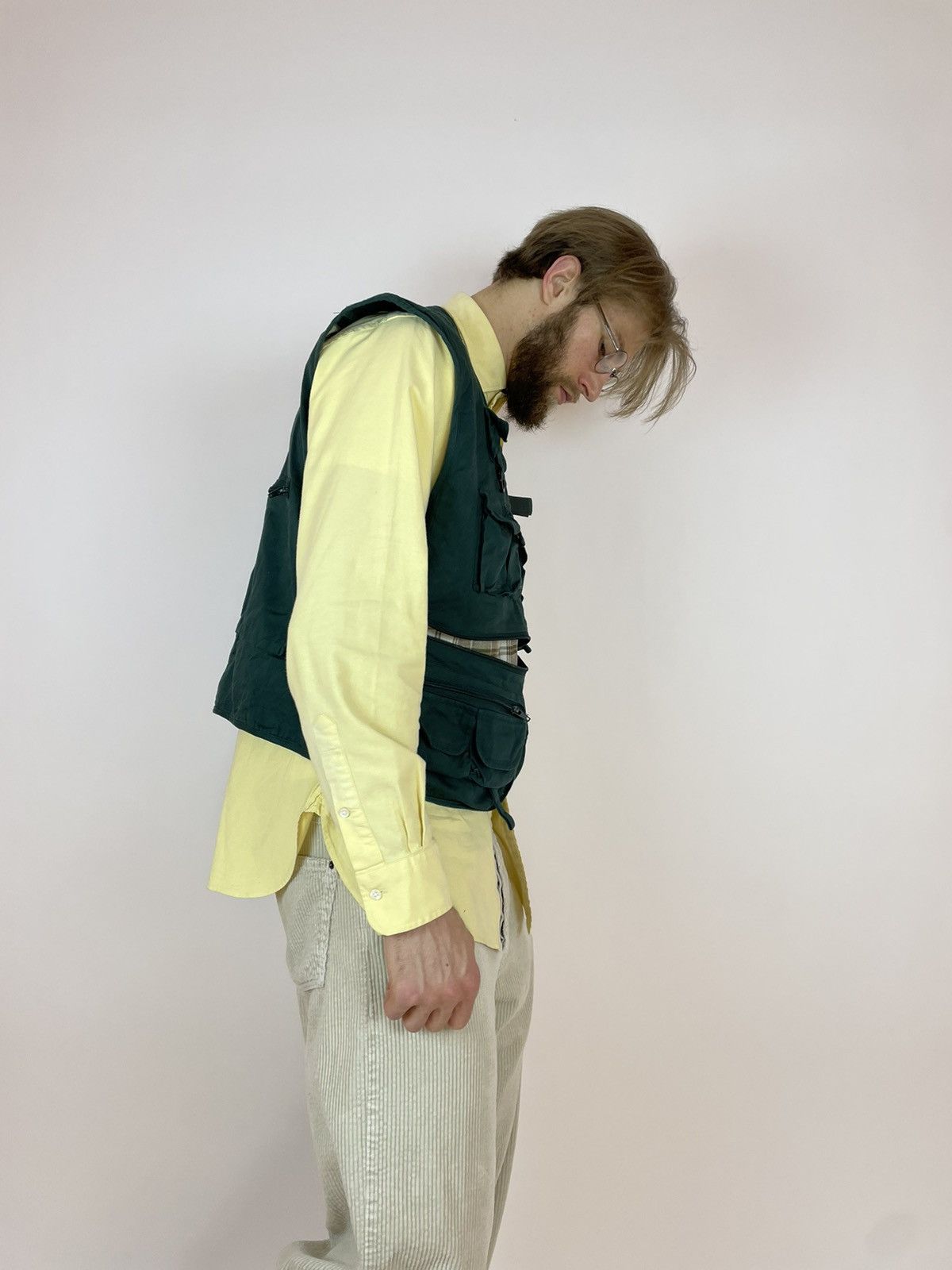 Vintage RIO BRAVO Vintage Cropped Vest Multi-pocket Mens size XL Size US XL / EU 56 / 4 - 8 Thumbnail