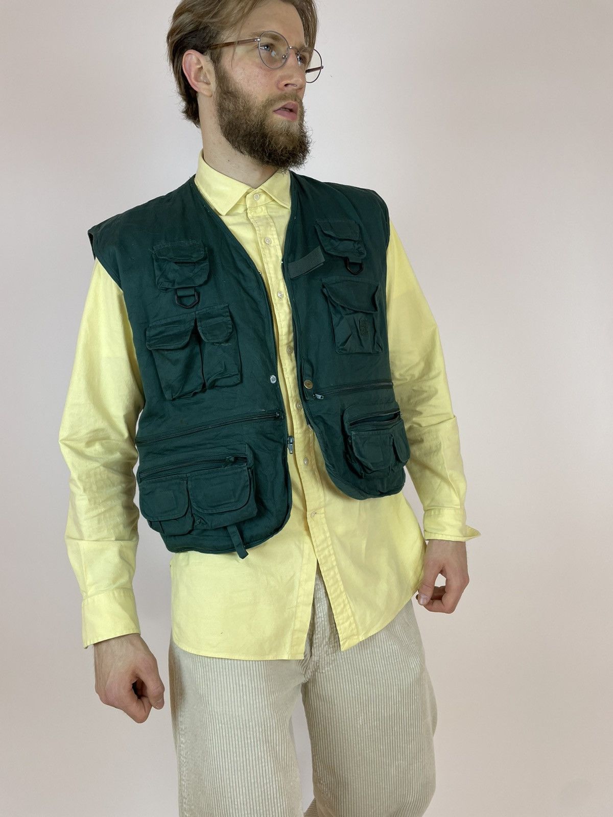 Vintage RIO BRAVO Vintage Cropped Vest Multi-pocket Mens size XL Size US XL / EU 56 / 4 - 2 Thumbnail