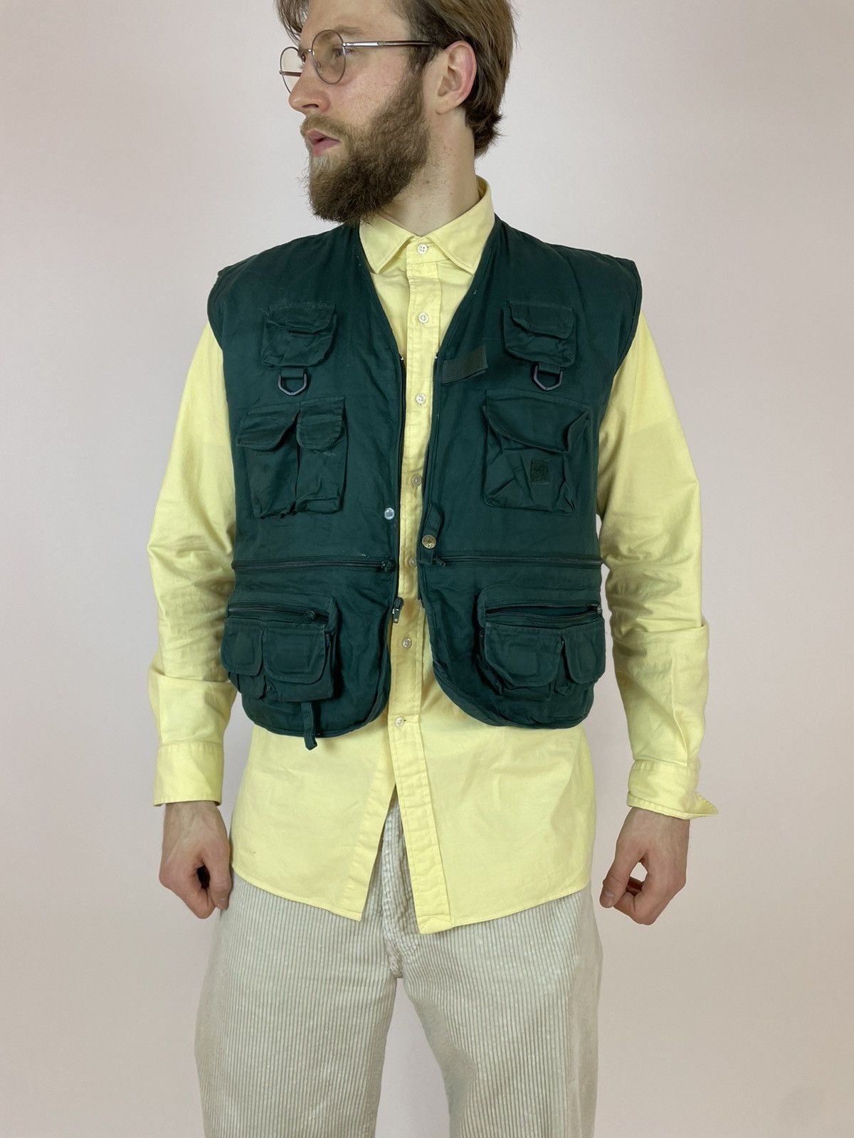 Vintage RIO BRAVO Vintage Cropped Vest Multi-pocket Mens size XL Size US XL / EU 56 / 4 - 3 Thumbnail