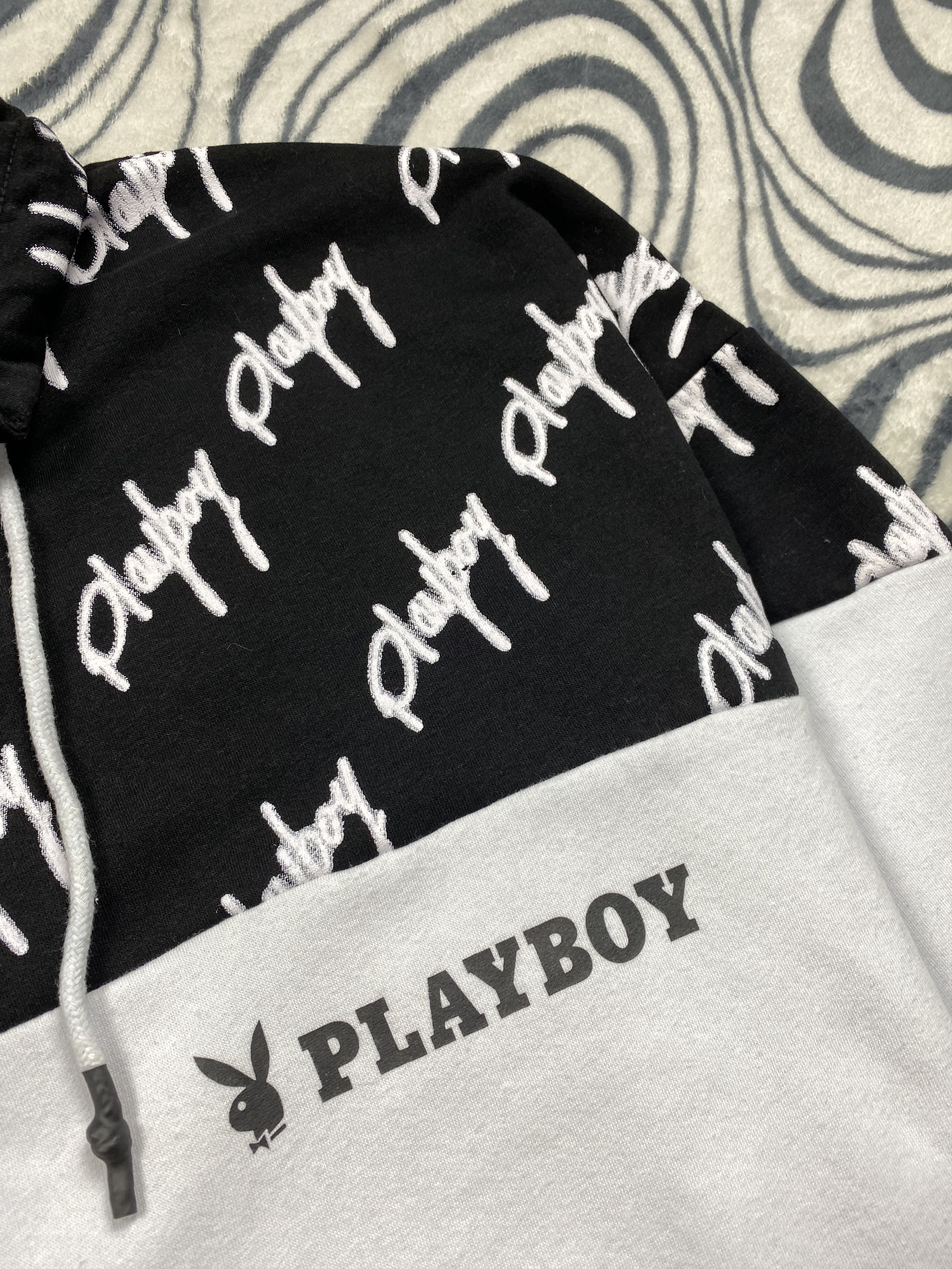 Playboy Playboy x Missguided Oversized Zip Sweatshirt Hoodie Size US L / EU 52-54 / 3 - 3 Thumbnail